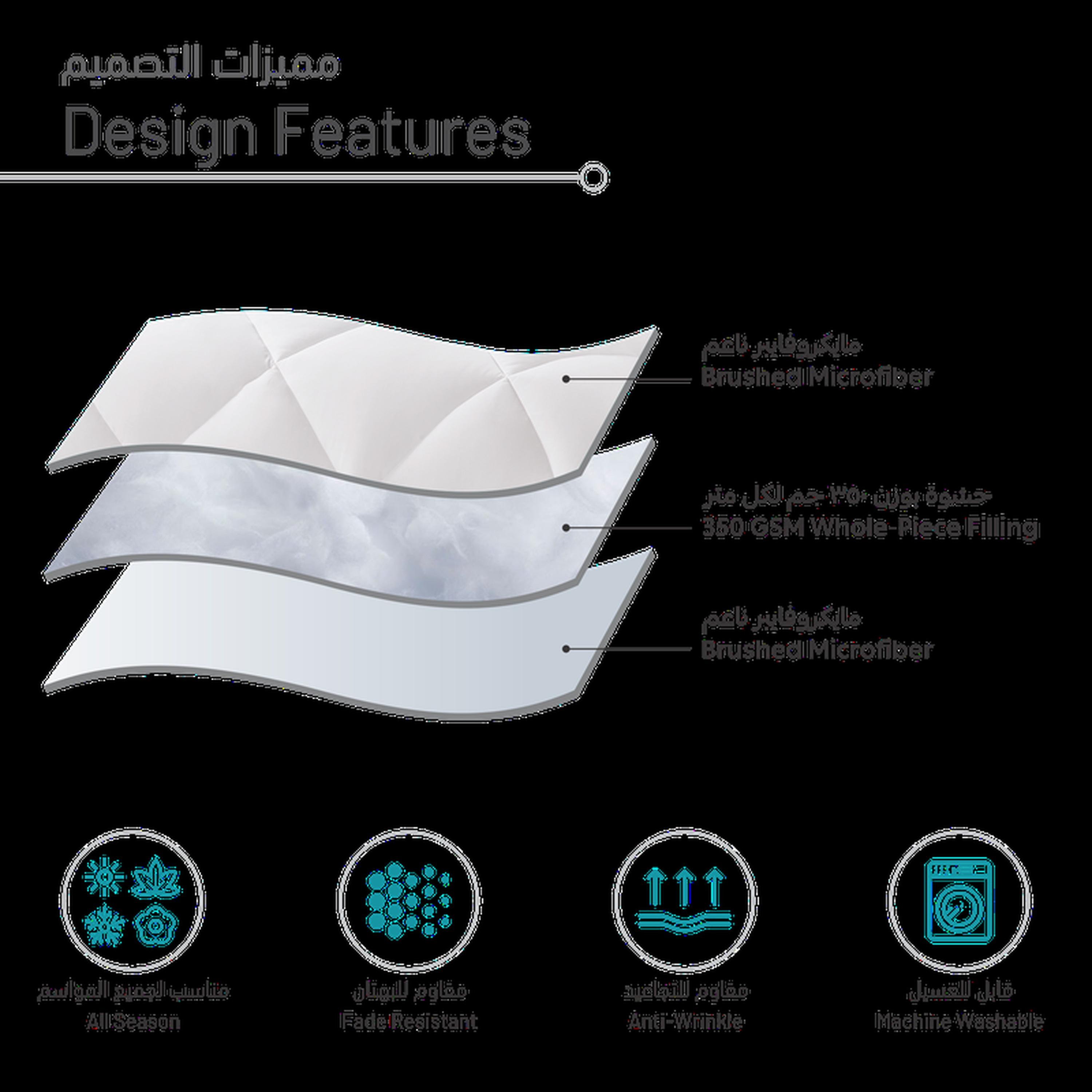 طقم لحاف توين مبطن 4 قطع من دوناتيلا - 170x230 سم-household-bedding-comfortersandbedspreads-comforters-image-6
