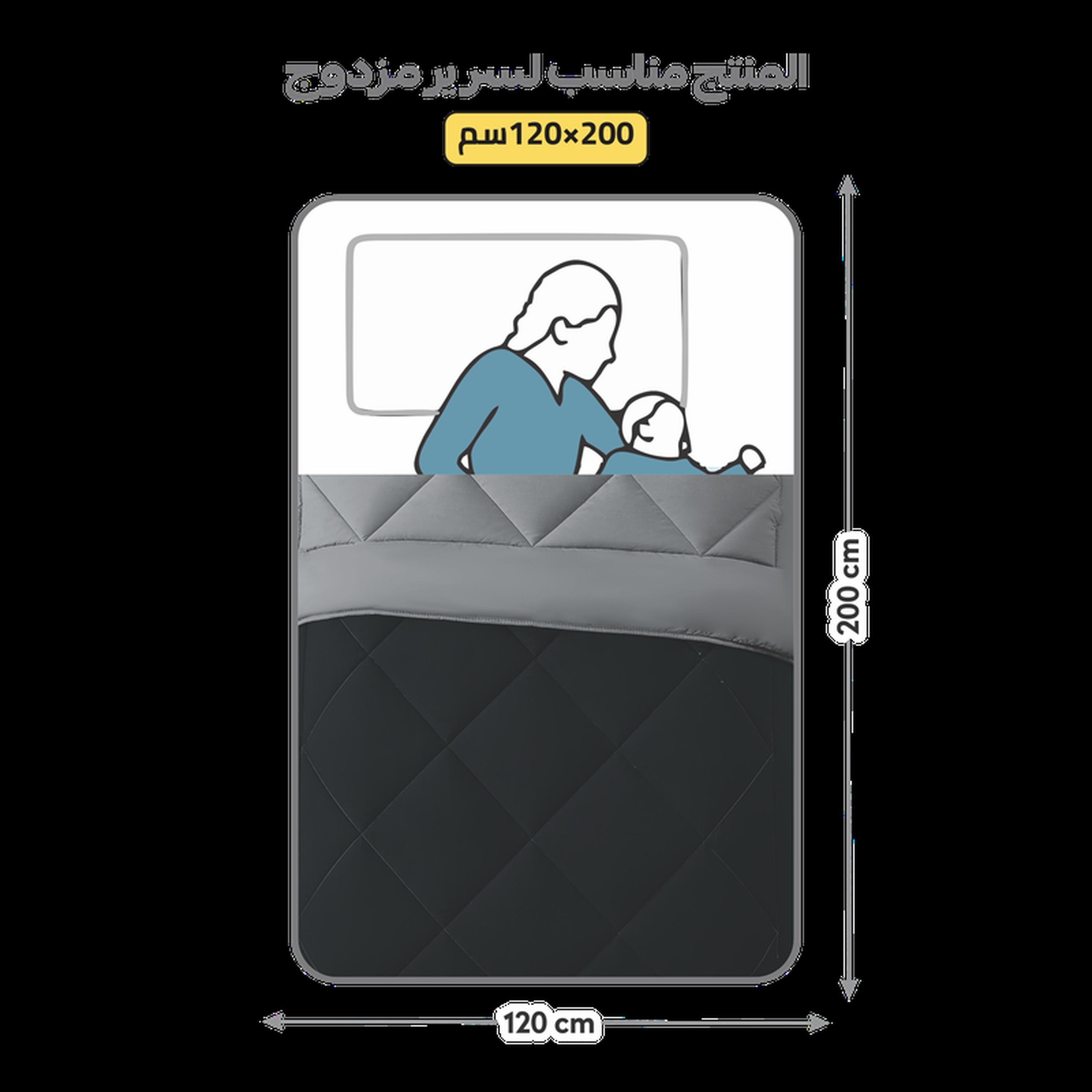 طقم لحاف توين مبطن 4 قطع من دوناتيلا - 170x230 سم-household-bedding-comfortersandbedspreads-comforters-image-2