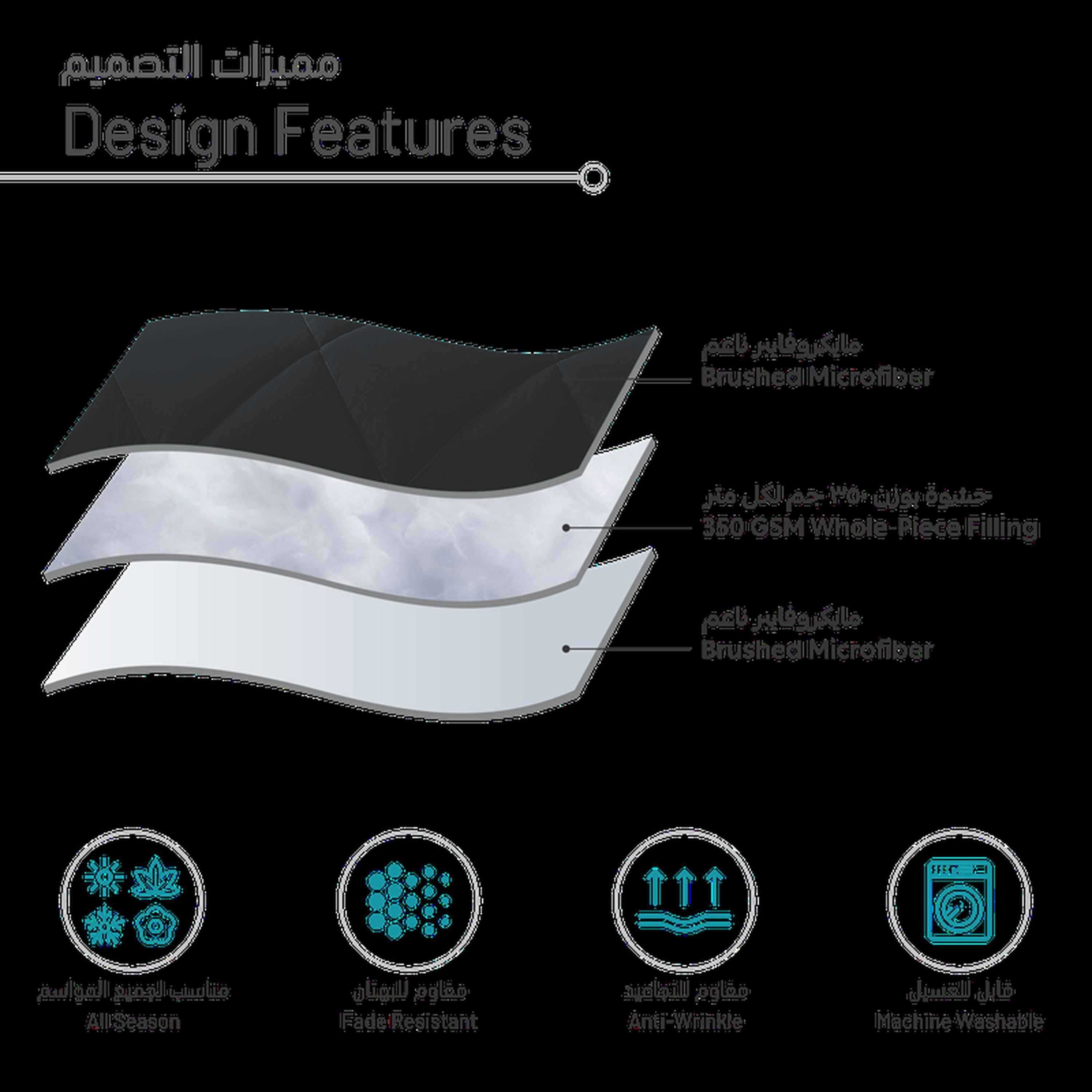 طقم لحاف توين مبطن 4 قطع من دوناتيلا - 170x230 سم-household-bedding-comfortersandbedspreads-comforters-image-6