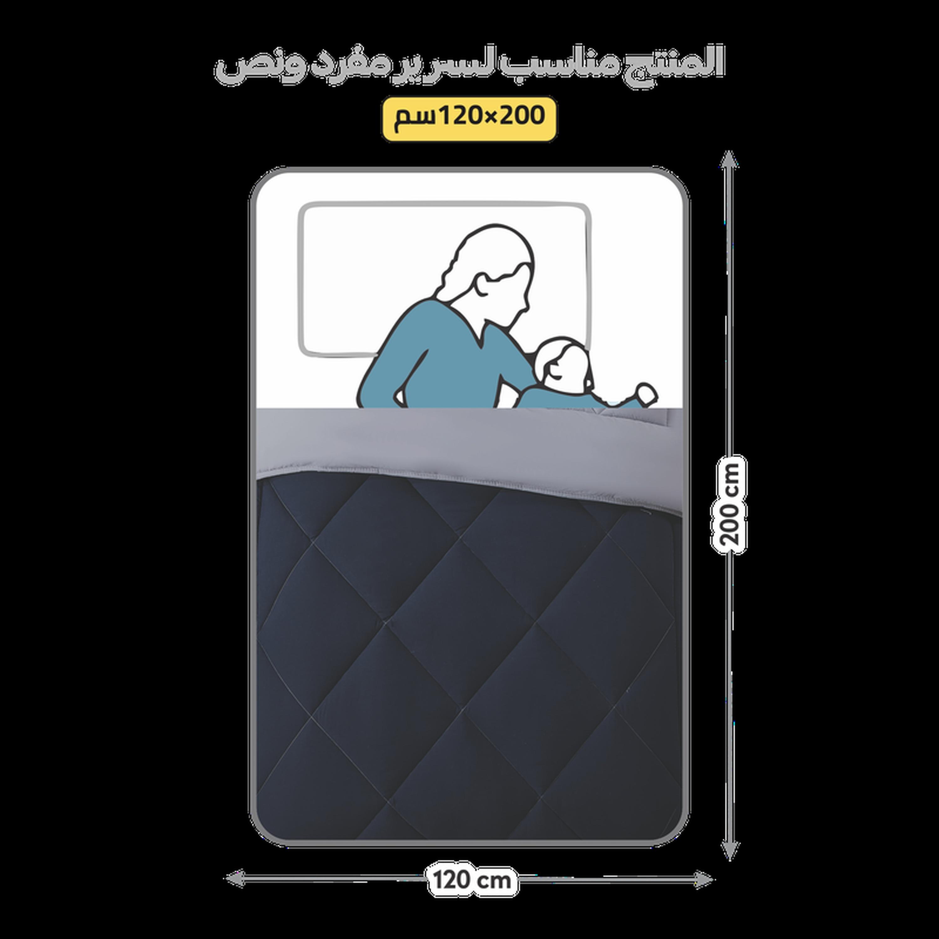 طقم لحاف توين مبطن 4 قطع من دوناتيلا - 170x230 سم-household-bedding-comfortersandbedspreads-comforters-image-2