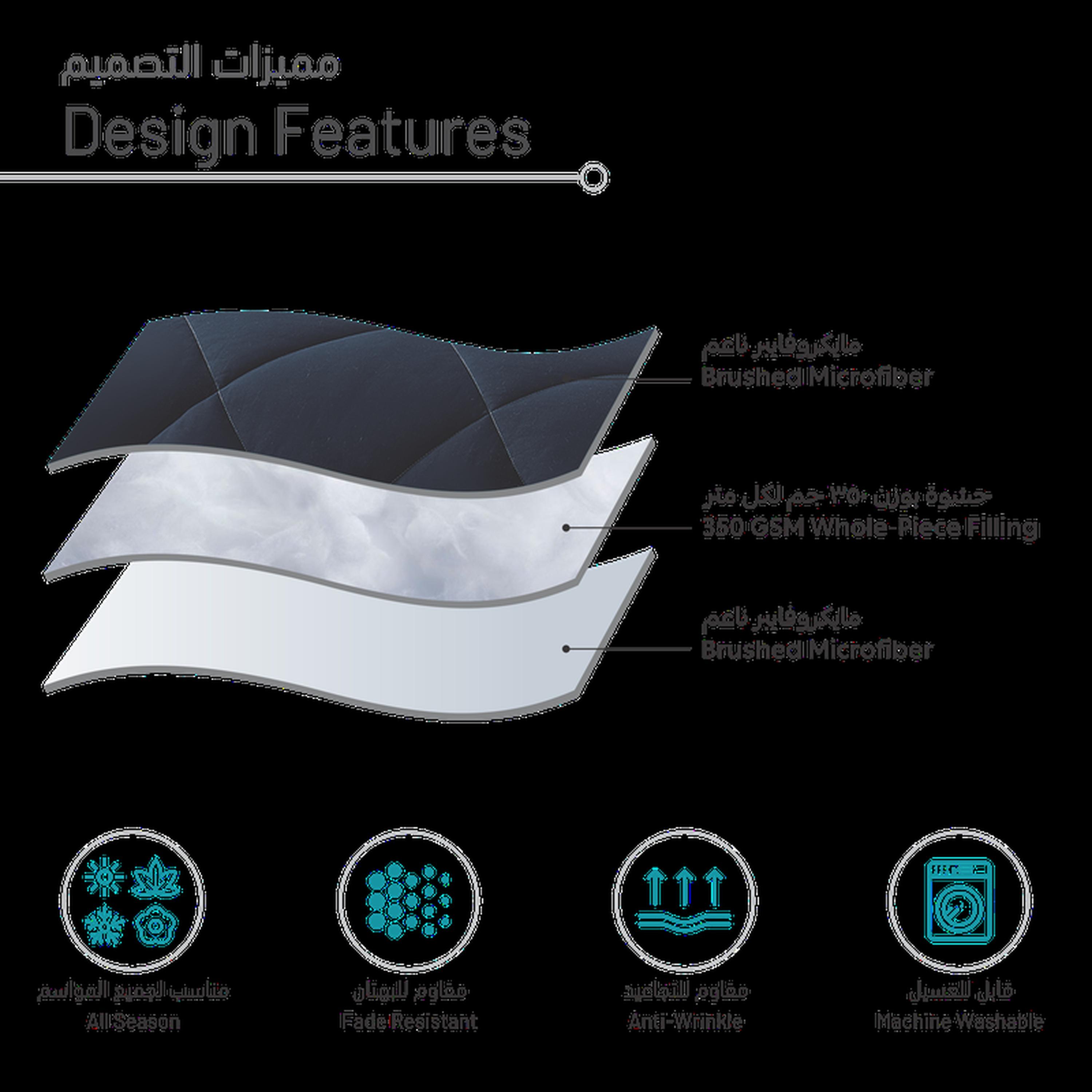 طقم لحاف توين مبطن 4 قطع من دوناتيلا - 170x230 سم-household-bedding-comfortersandbedspreads-comforters-image-6