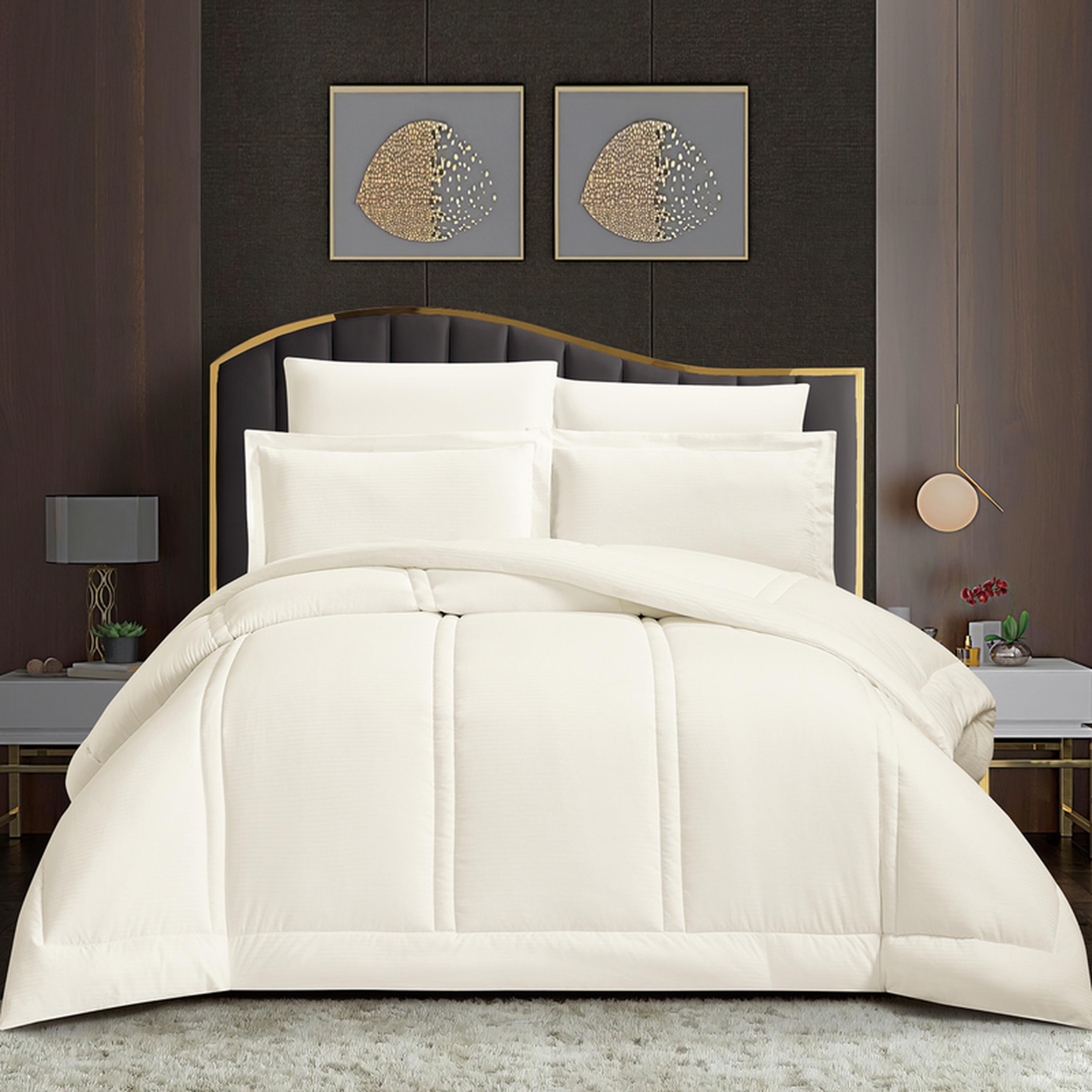 Thin Striped 6-Piece King Comforter Set - 240x260 cms-household-bedding-comfortersandbedspreads-comforters-image-8