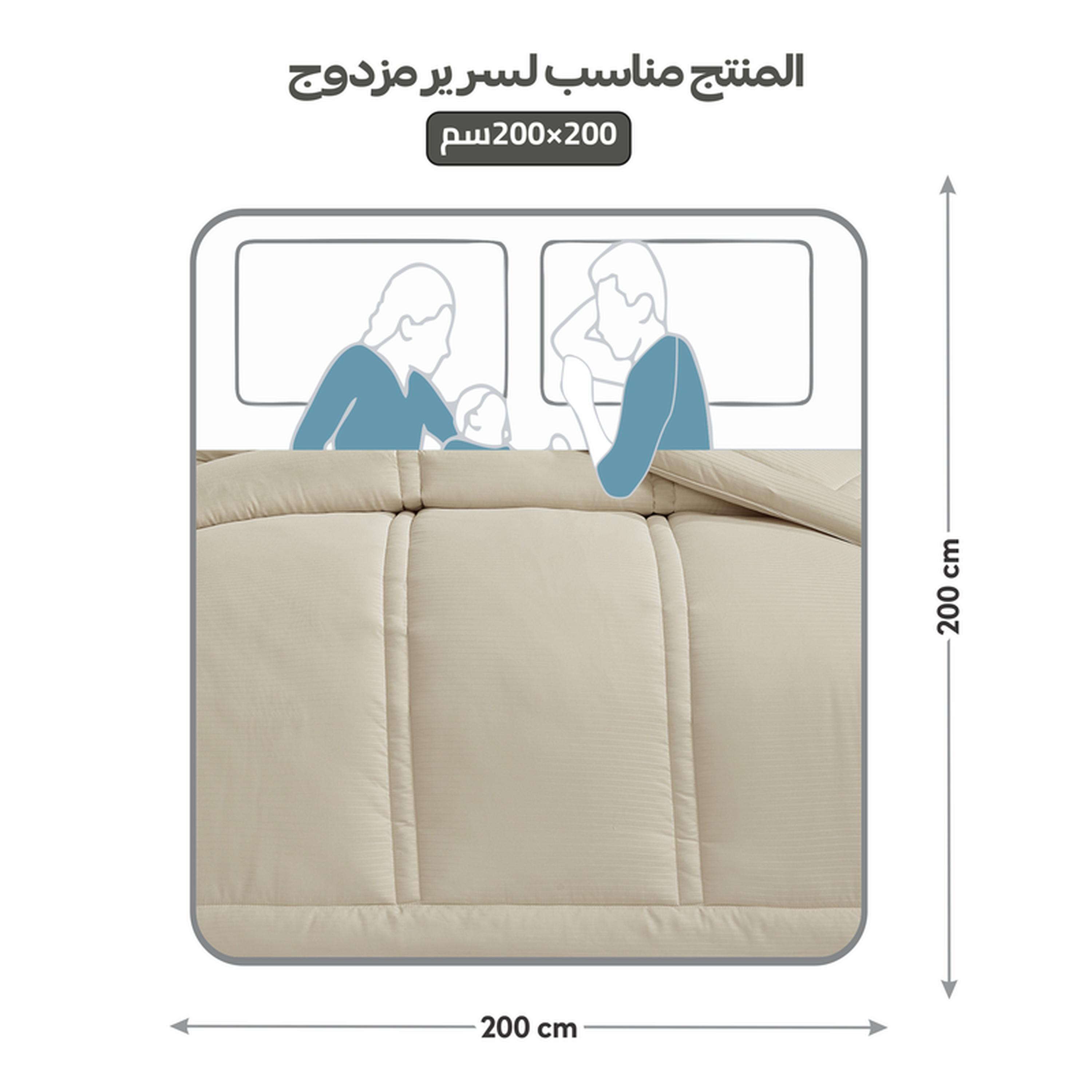 Thin Striped 6-Piece King Comforter Set - 240x260 cms-household-bedding-comfortersandbedspreads-comforters-image-17