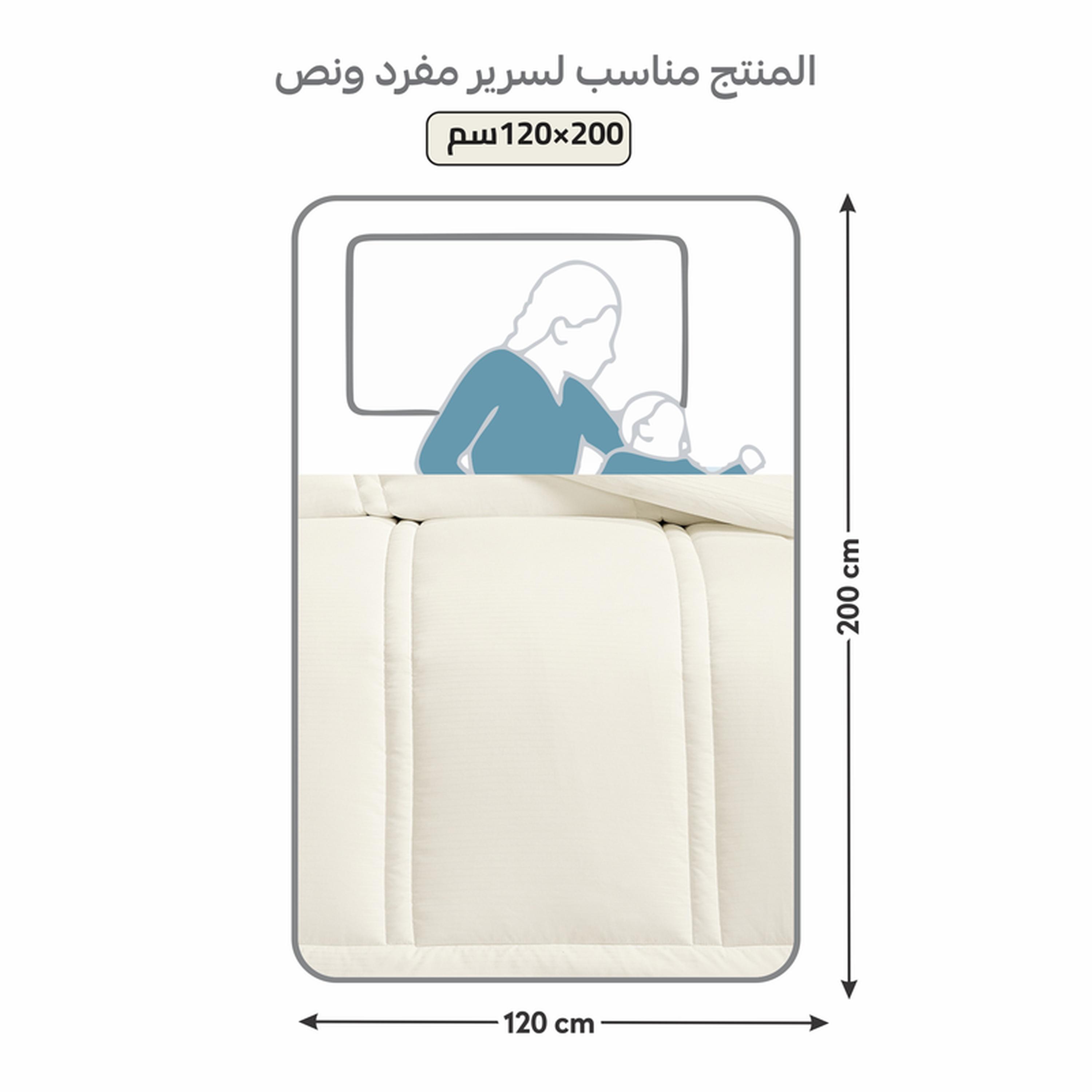 Striped 4-Piece Single Comforter Set - 170x230 cms-household-bedding-comfortersandbedspreads-comforters-image-8