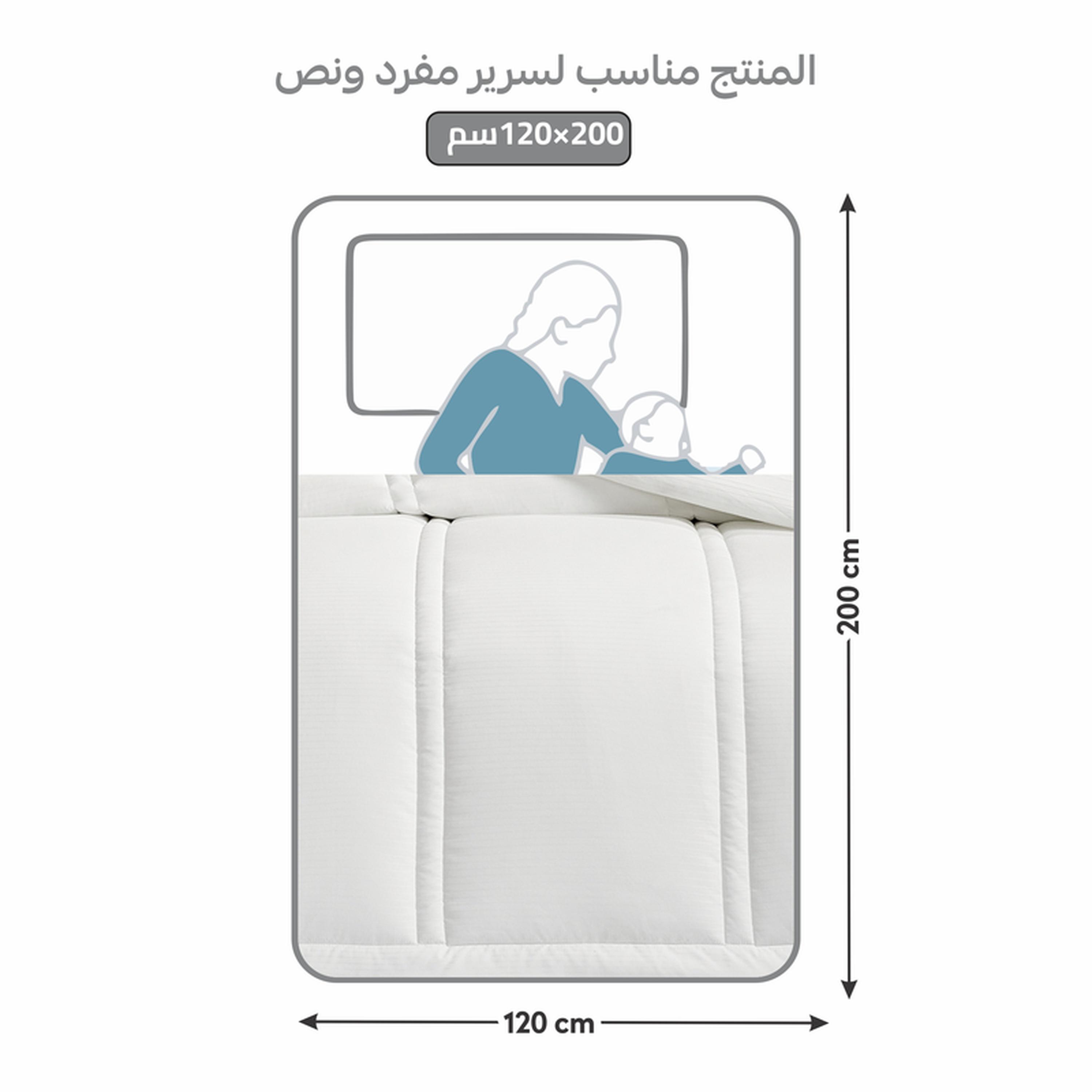 Striped 4-Piece Single Comforter Set - 170x230 cms-household-bedding-comfortersandbedspreads-comforters-image-2