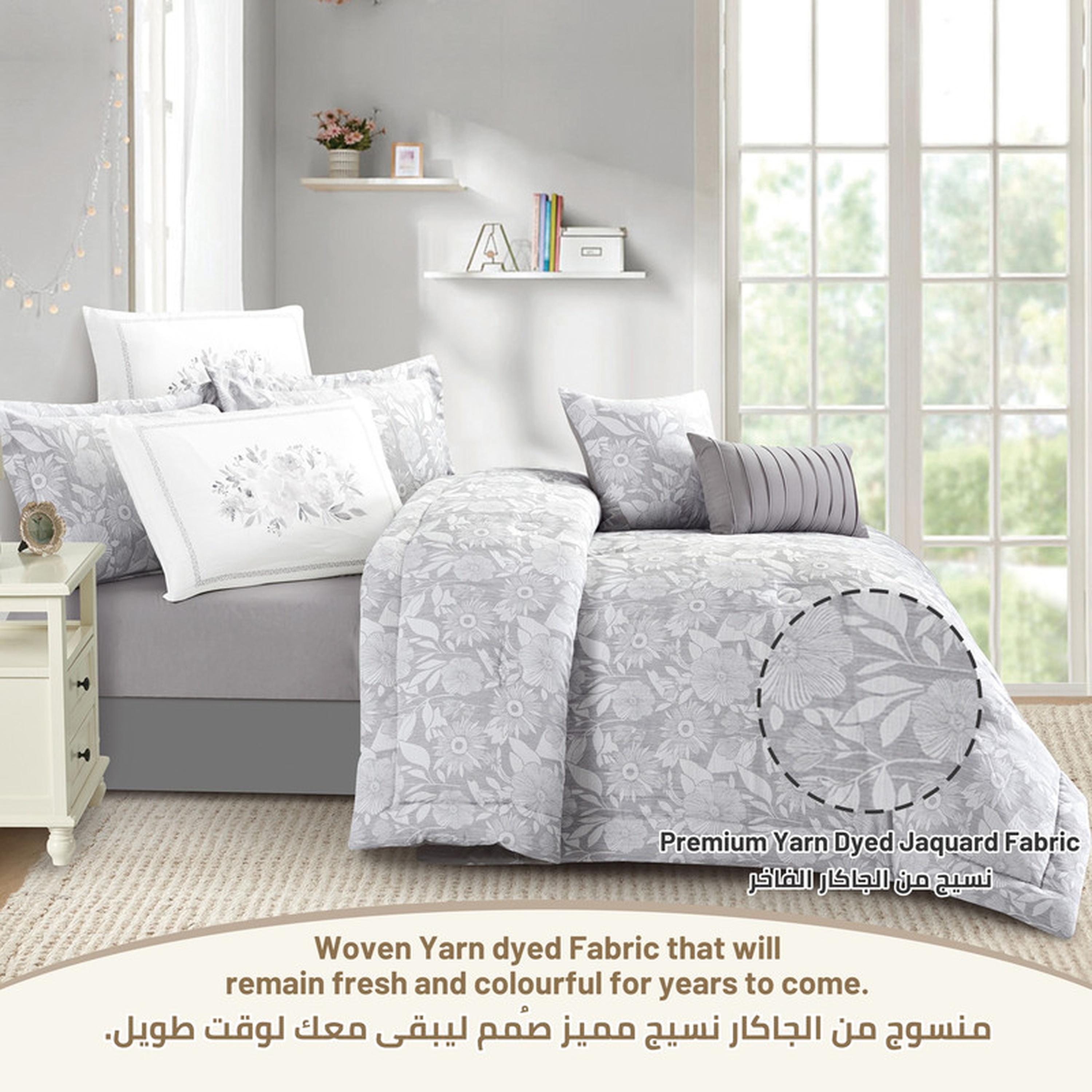 Printed 5-Piece Twin Comforter Set - 170x230 cms-household-bedding-comfortersandbedspreads-comforters-image-2
