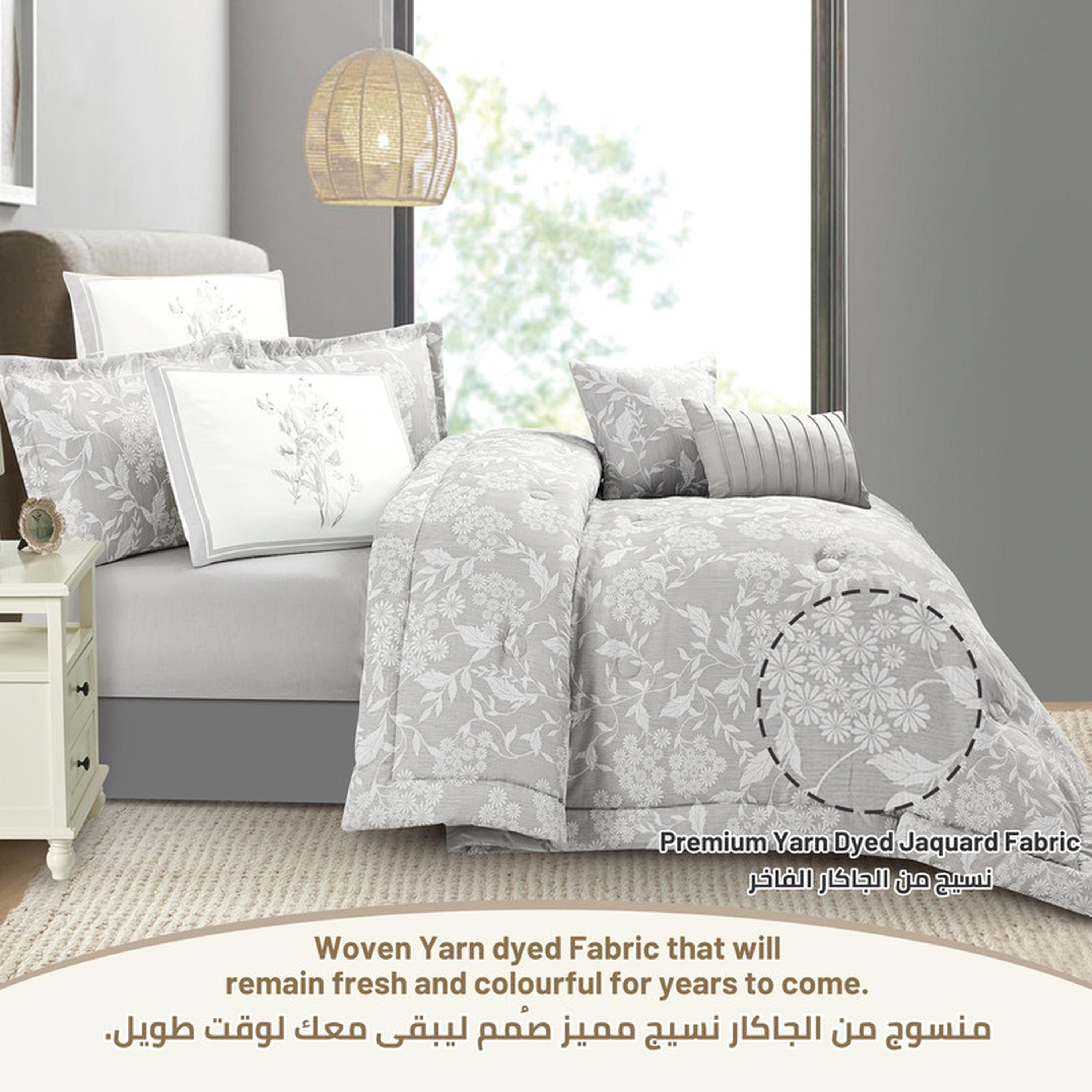 Printed 5-Piece Twin Comforter Set - 170x230 cms-household-bedding-comfortersandbedspreads-comforters-image-16