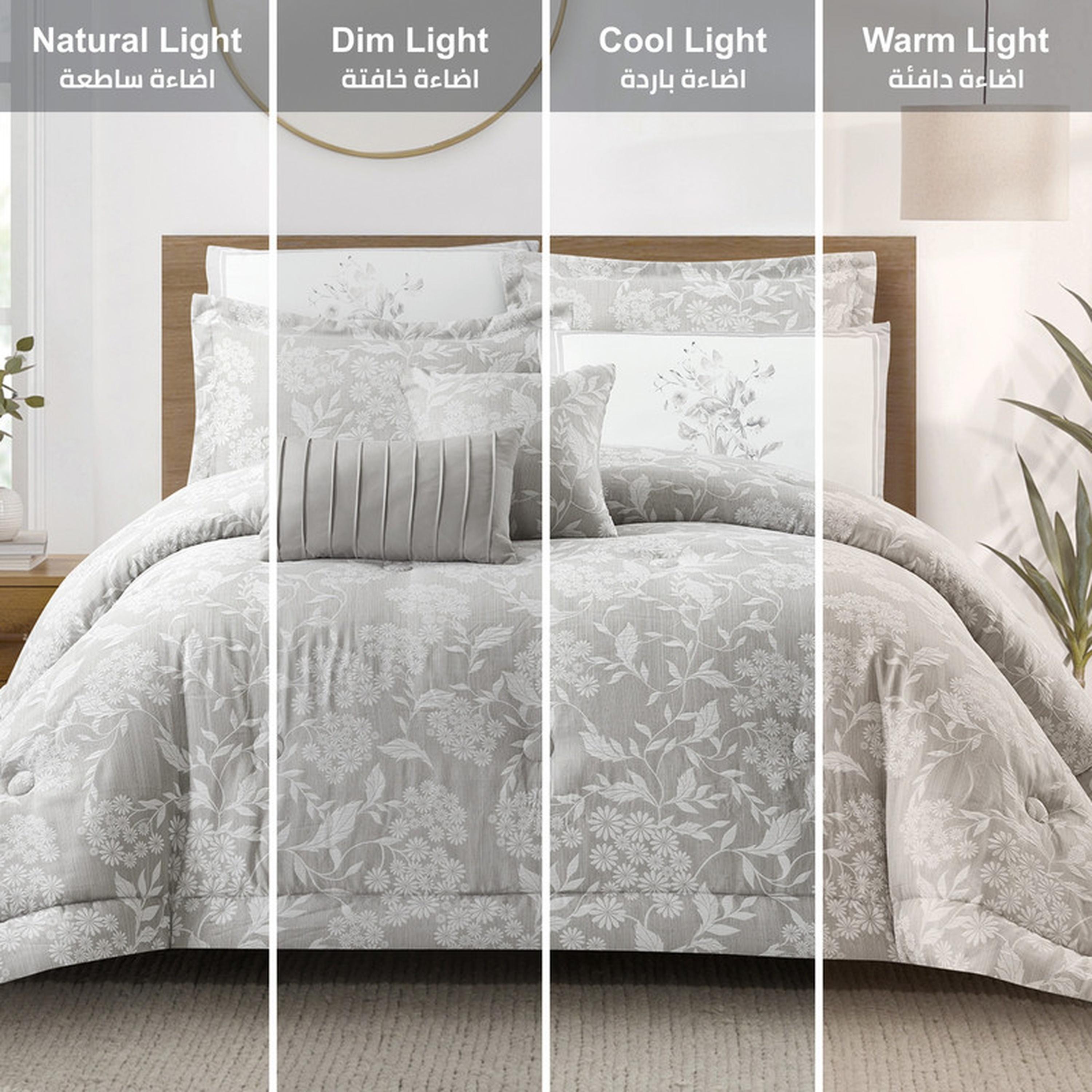 Printed 5-Piece Twin Comforter Set - 170x230 cms-household-bedding-comfortersandbedspreads-comforters-image-18