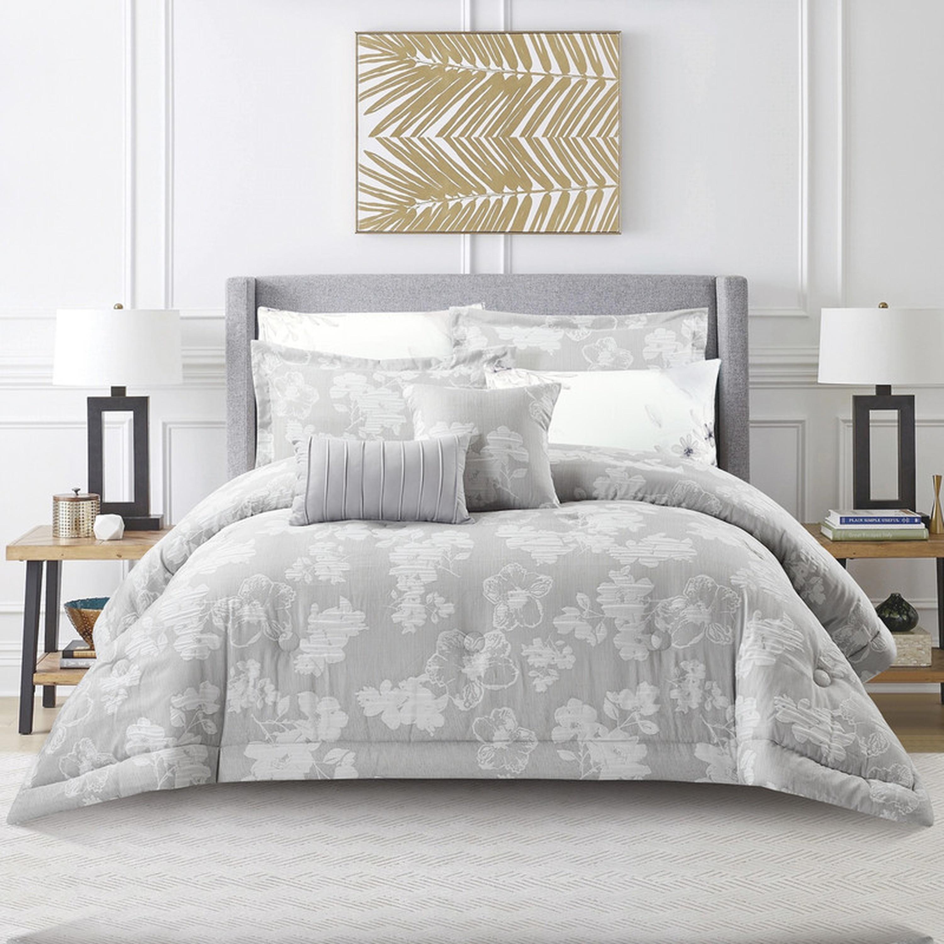 Printed 5-Piece Twin Comforter Set - 170x230 cms-household-bedding-comfortersandbedspreads-comforters-image-22
