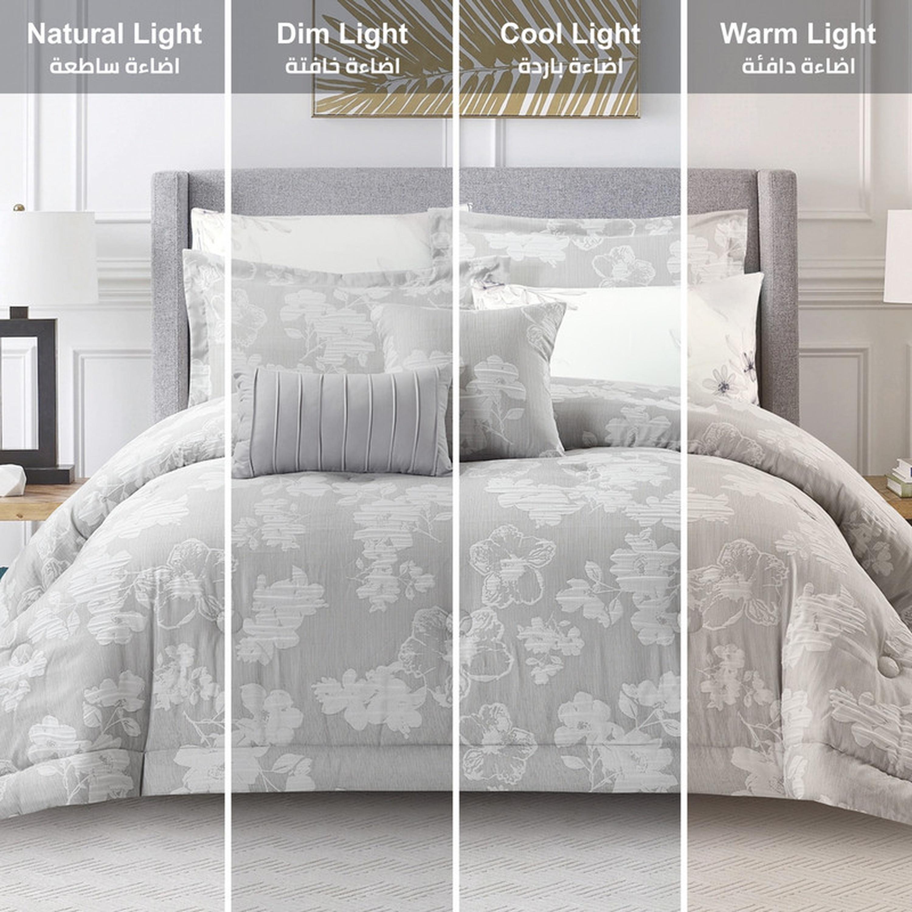 Printed 5-Piece Twin Comforter Set - 170x230 cms-household-bedding-comfortersandbedspreads-comforters-image-25