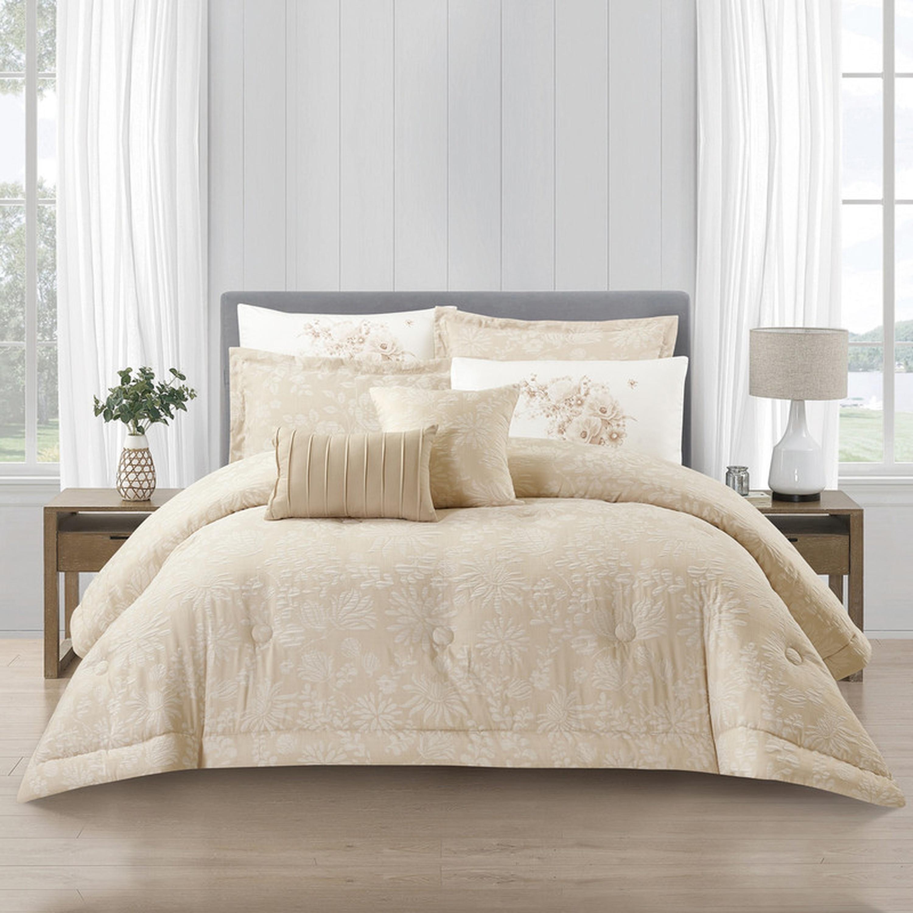 Printed 5-Piece Twin Comforter Set - 170x230 cms-household-bedding-comfortersandbedspreads-comforters-image-29