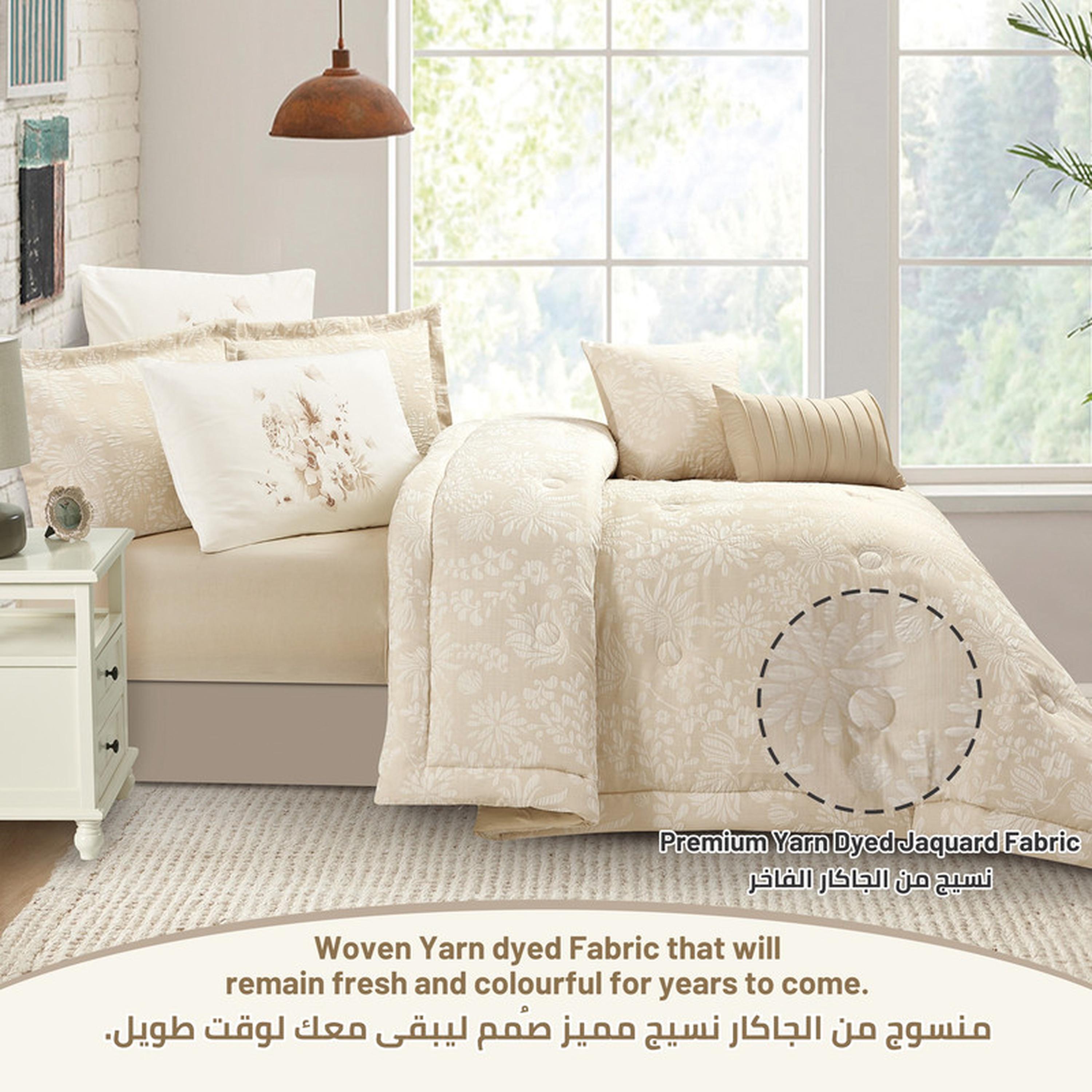 Printed 5-Piece Twin Comforter Set - 170x230 cms-household-bedding-comfortersandbedspreads-comforters-image-30