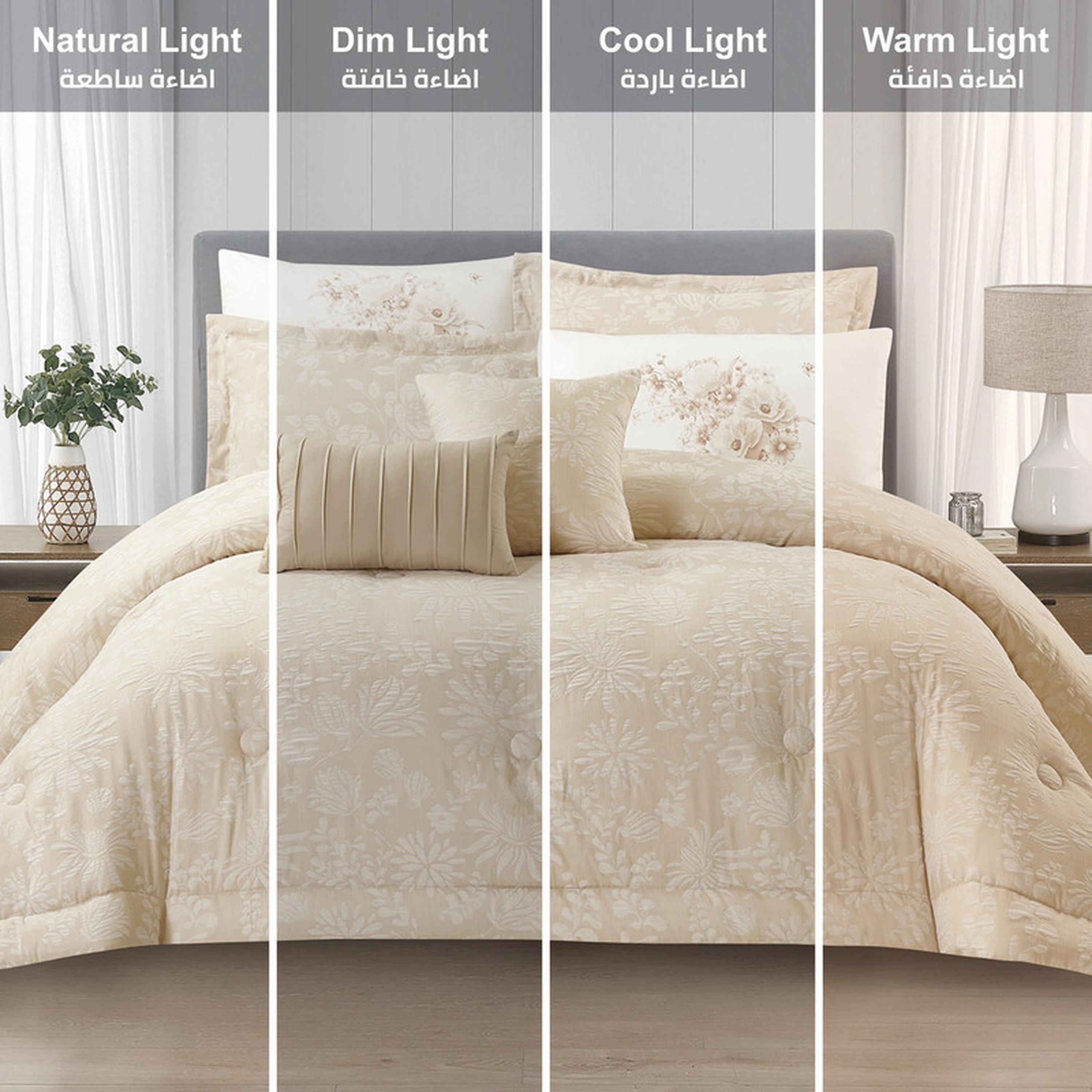 Printed 5-Piece Twin Comforter Set - 170x230 cms-household-bedding-comfortersandbedspreads-comforters-image-32