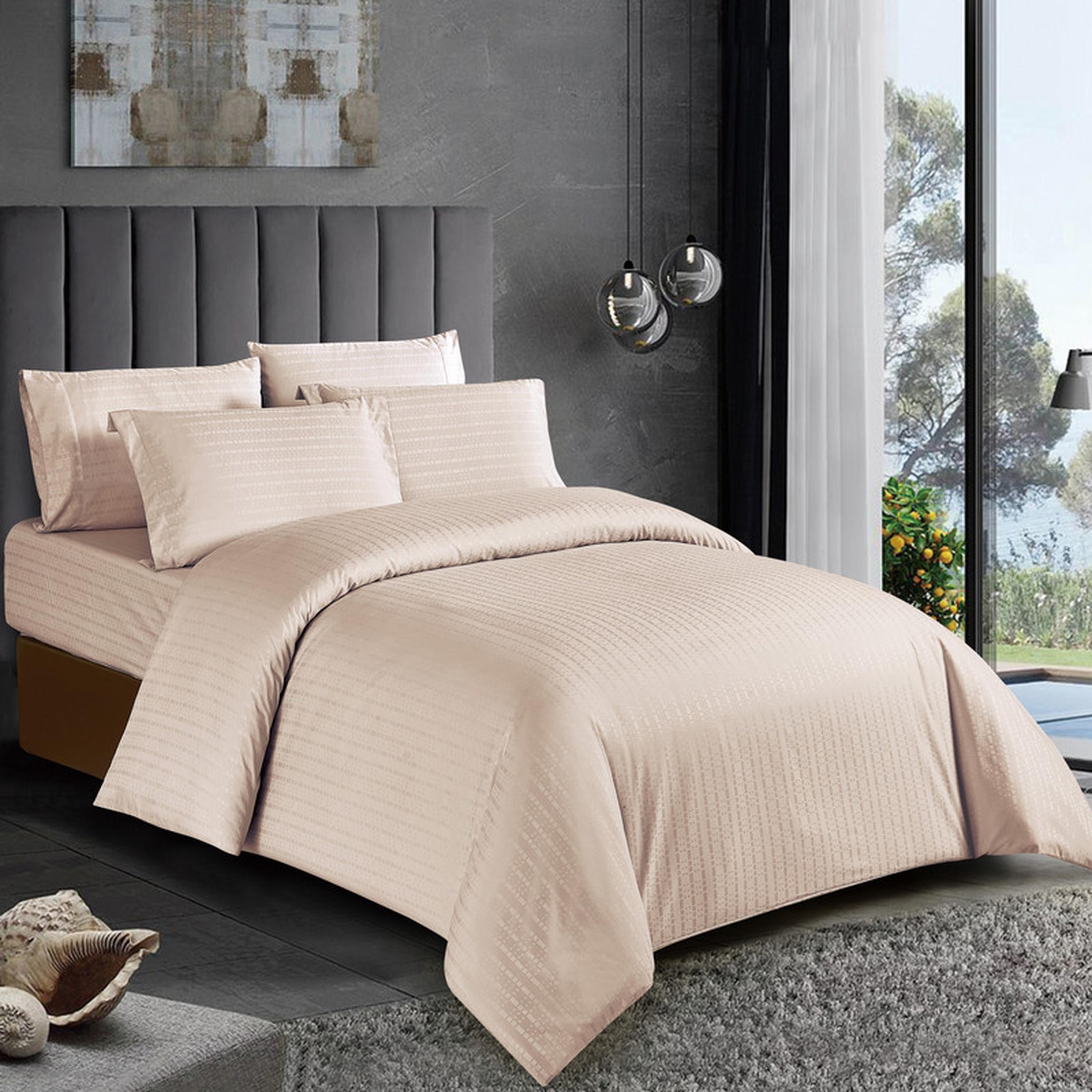 طقم لحاف كينج مخطط 6 قطع من دوناتيلا - 240x260 سم-household-bedding-comfortersandbedspreads-comforters-image-10