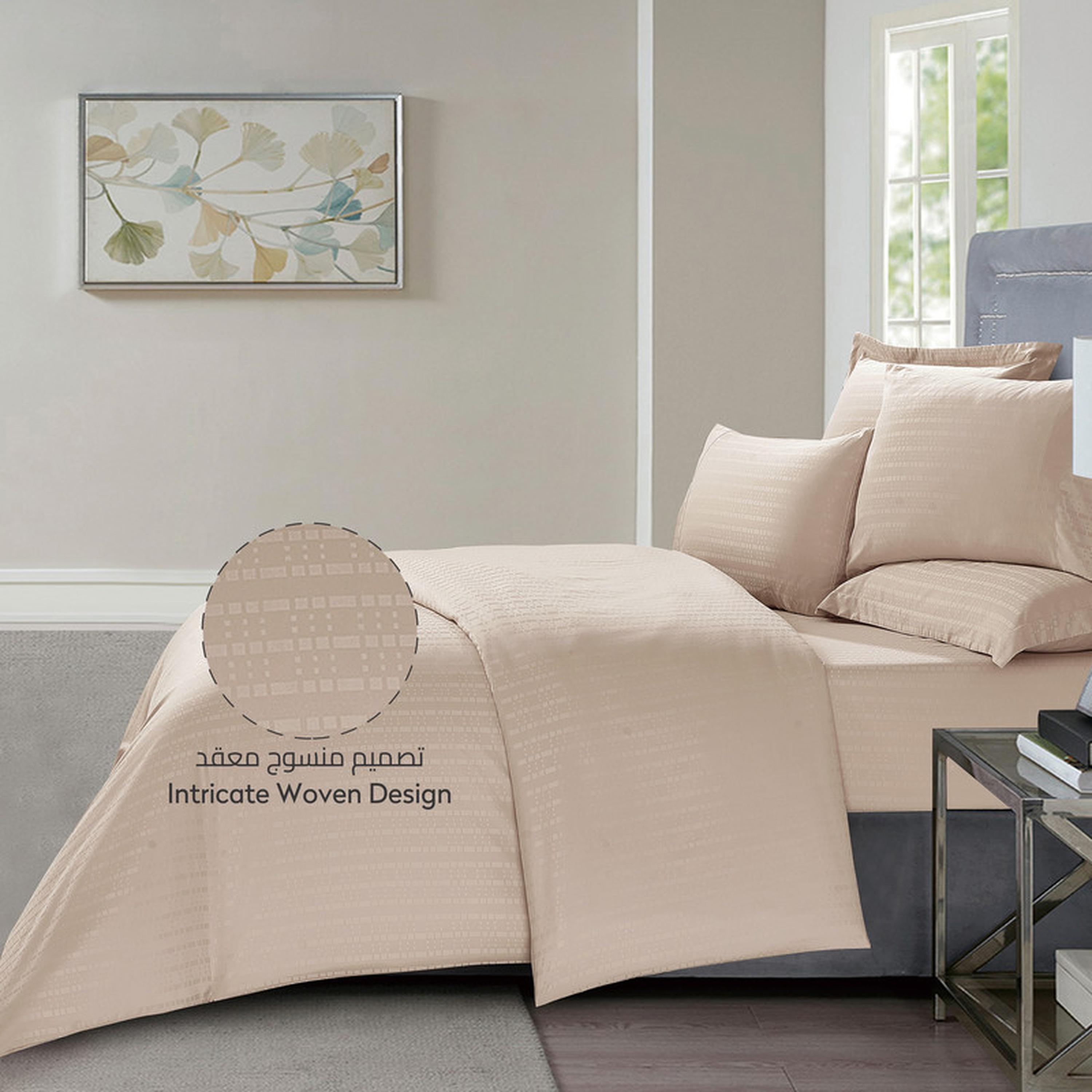Striped 6-Piece King Comforter Set - 240x260 cms-household-bedding-comfortersandbedspreads-comforters-image-2