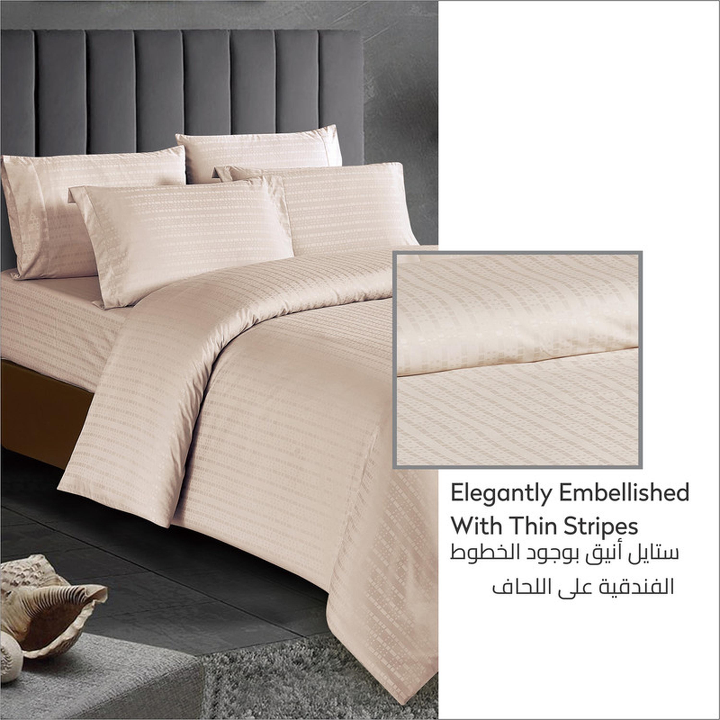 Striped 6-Piece King Comforter Set - 240x260 cms-household-bedding-comfortersandbedspreads-comforters-image-4