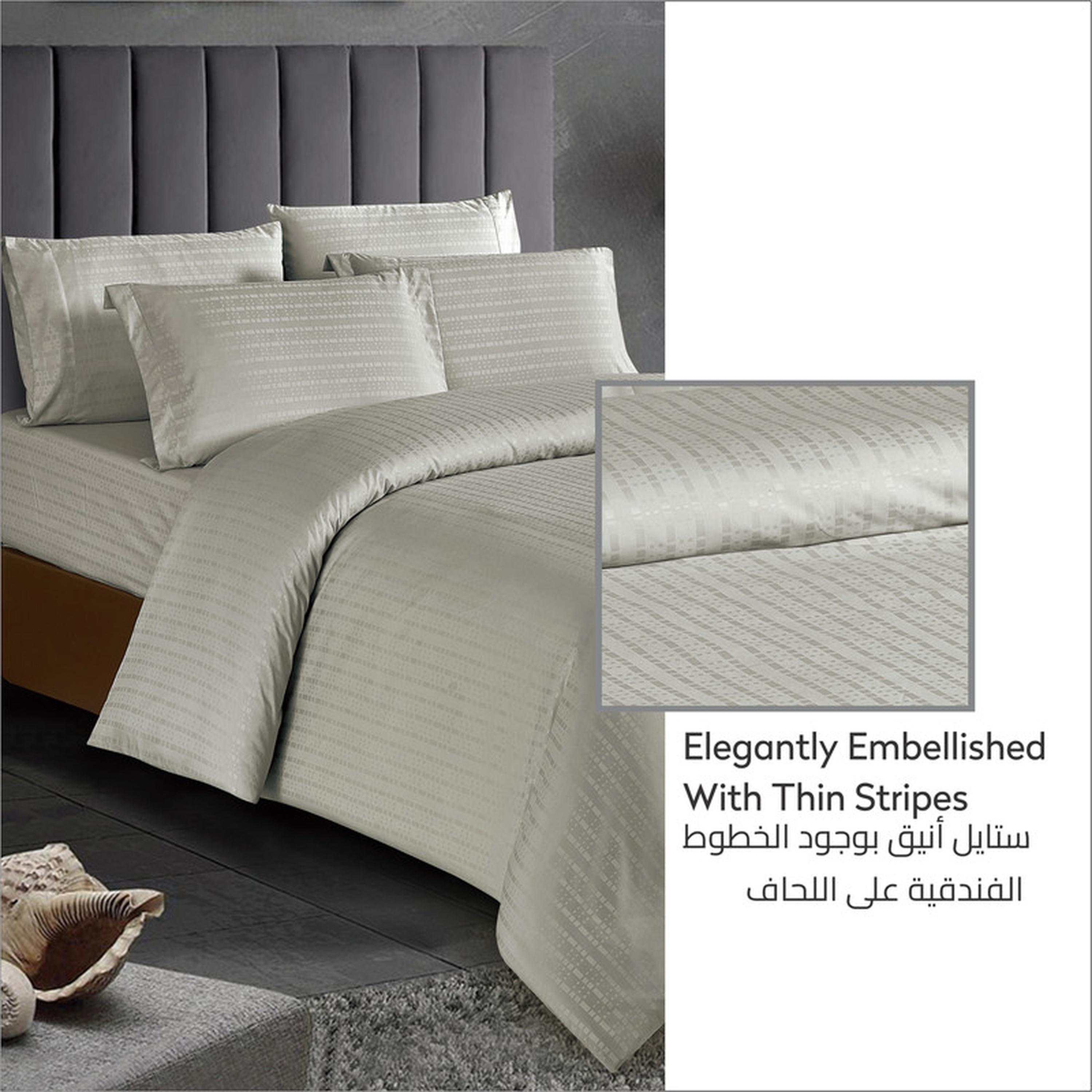 Striped 6-Piece King Comforter Set - 240x260 cms-household-bedding-comfortersandbedspreads-comforters-image-11