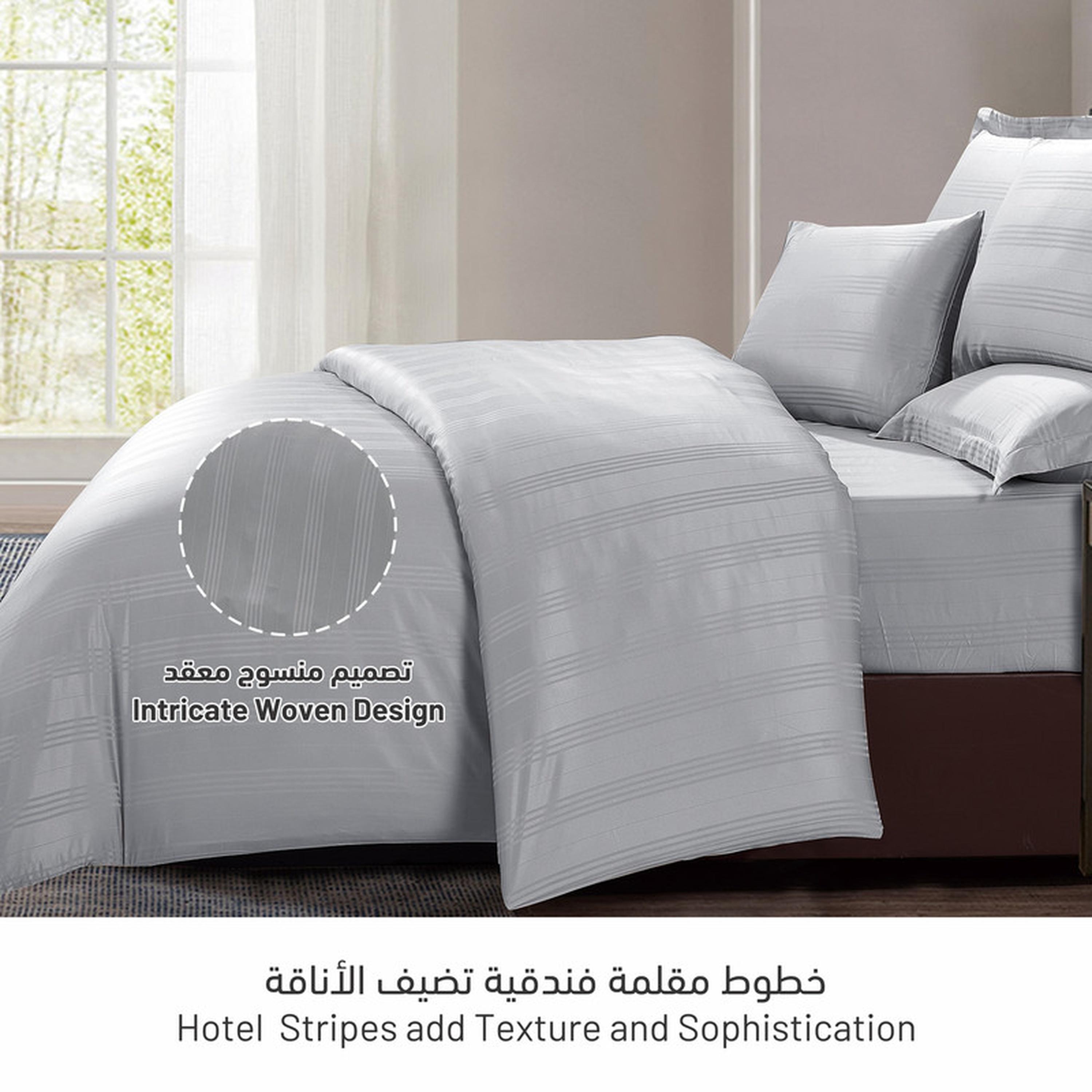 Striped 6-Piece King Comforter Set - 240x260 cms-household-bedding-comfortersandbedspreads-comforters-image-23
