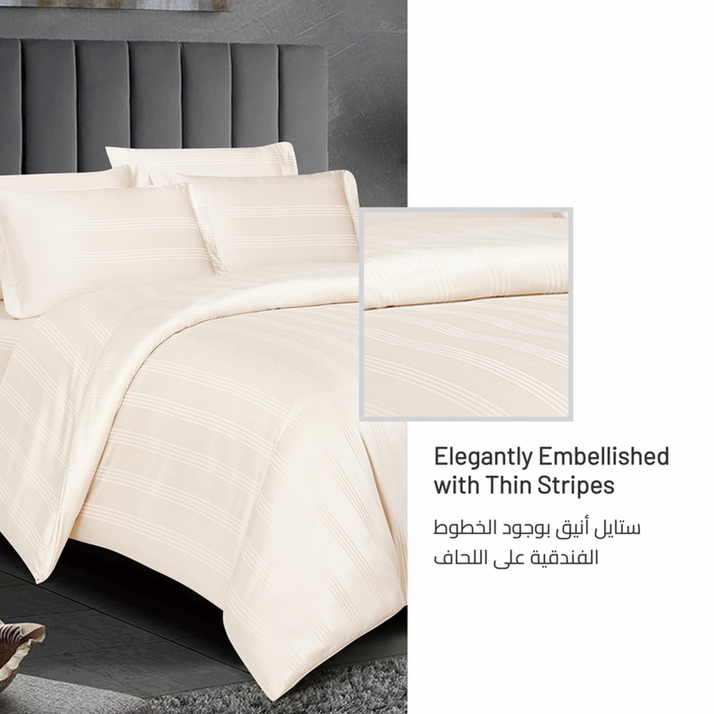 Striped 6-Piece King Comforter Set - 240x260 cms-household-bedding-comfortersandbedspreads-comforters-image-32