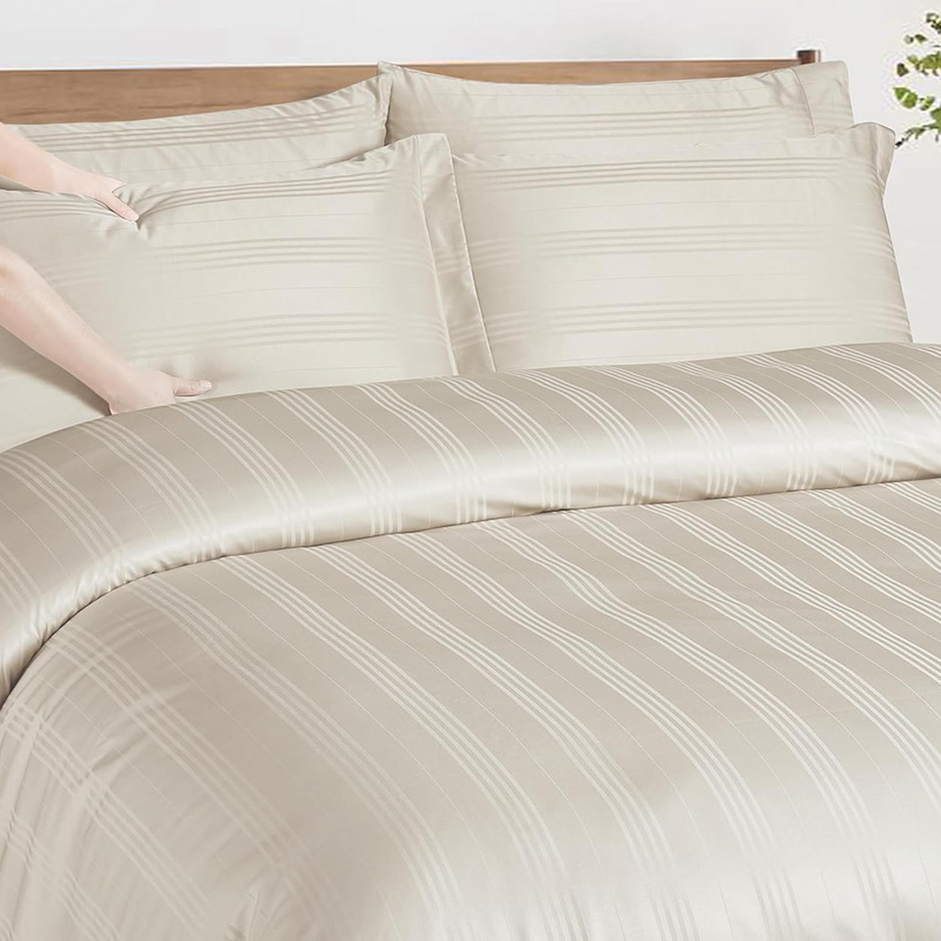 Striped 6-Piece King Comforter Set - 240x260 cms-household-bedding-comfortersandbedspreads-comforters-image-41