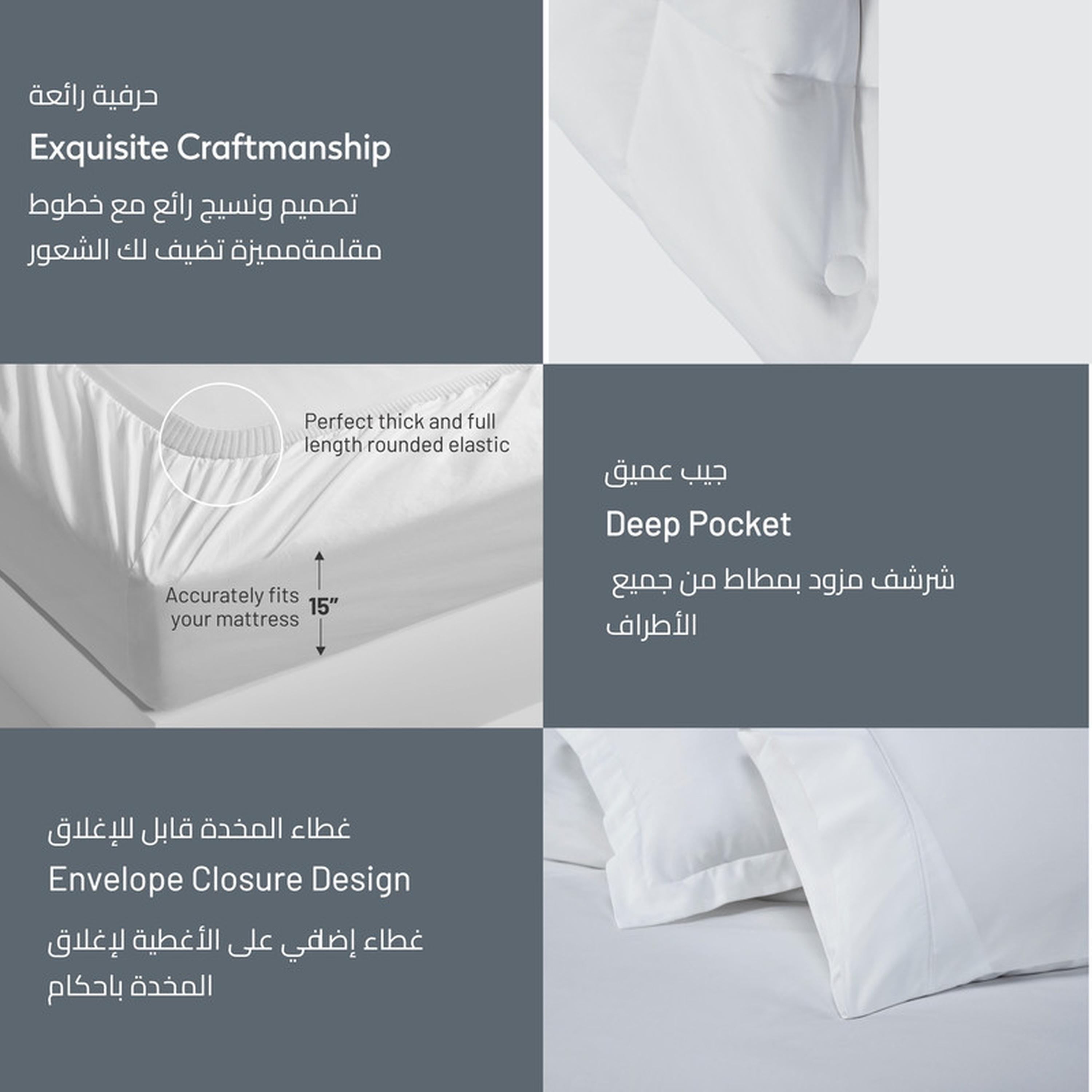 طقم لحاف كينج 6 قطع بعدد خيوط 300 من دونتيلا - 240×260 سم-household-bedding-comfortersandbedspreads-comforters-image-5