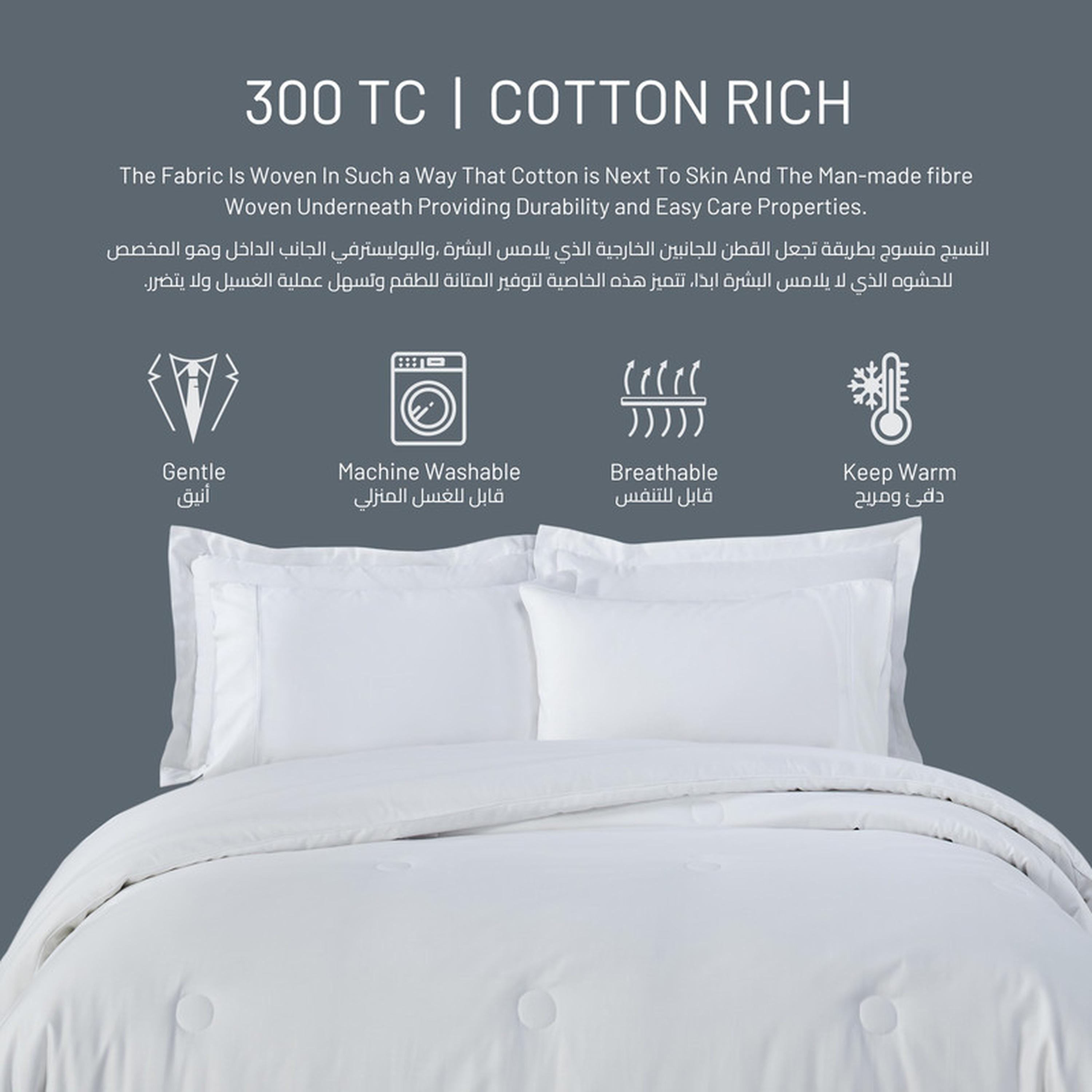 Solid 6-Piece 300 Thread Count King Comforter Set - 240x260 cms-household-bedding-comfortersandbedspreads-comforters-image-7