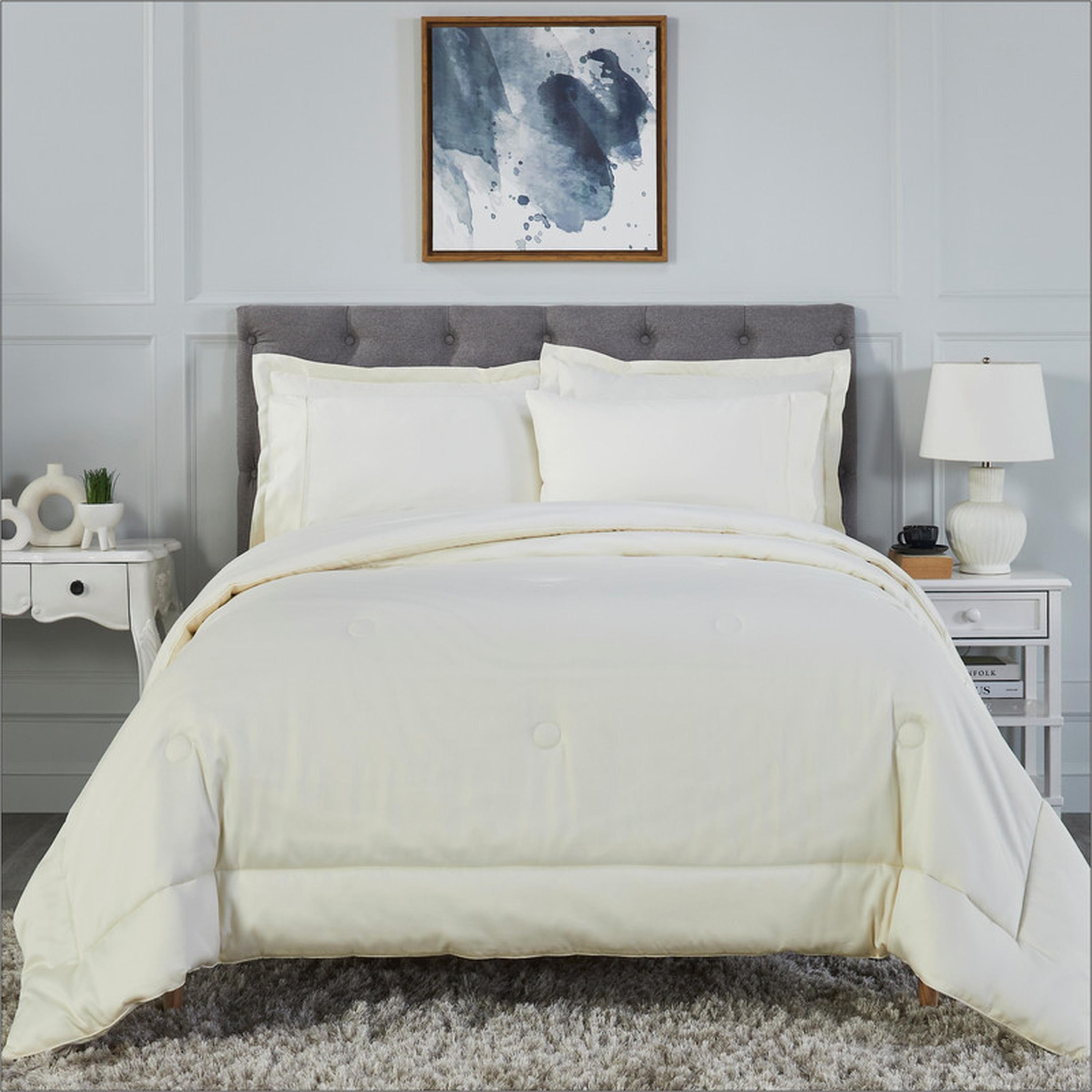 طقم لحاف كينج 6 قطع بعدد خيوط 300 من دونتيلا - 240×260 سم-household-bedding-comfortersandbedspreads-comforters-image-8