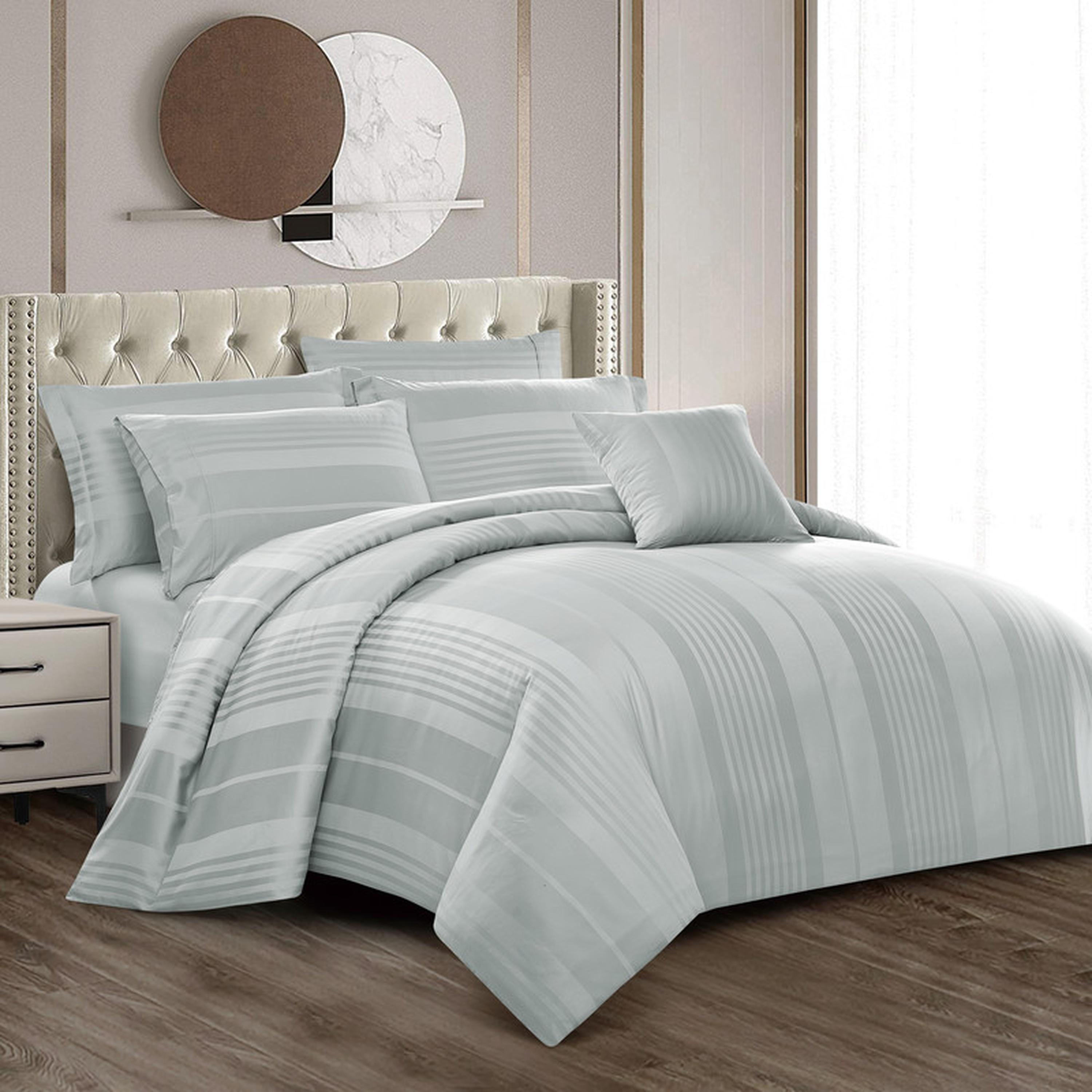 طقم لحاف كينج 6 قطع بعدد خيوط 300 من دونتيلا - 240×260 سم-household-bedding-comfortersandbedspreads-comforters-image-64