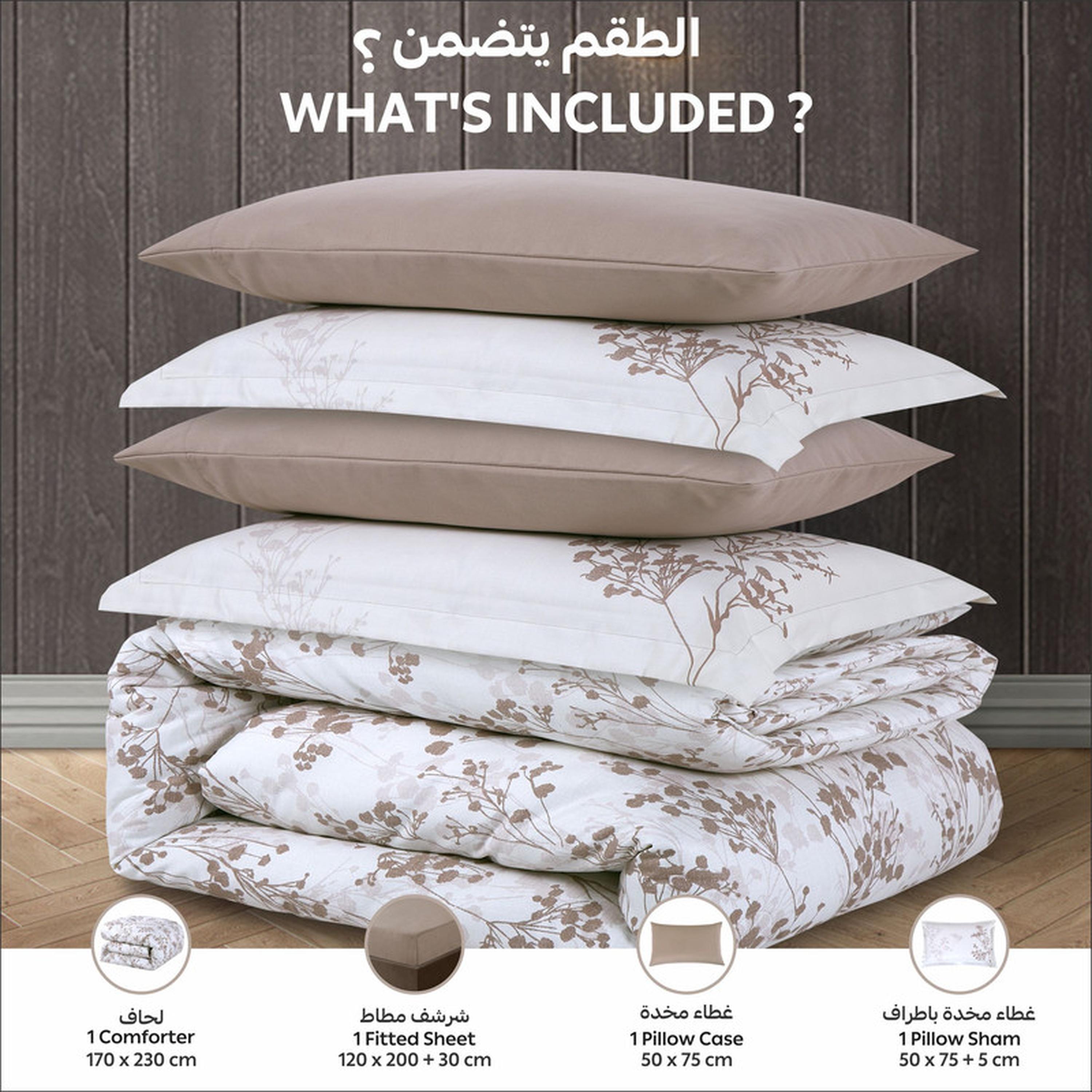 Floral Print Comforter Bedding Set-household-bedding-comfortersandbedspreads-comforters-image-81