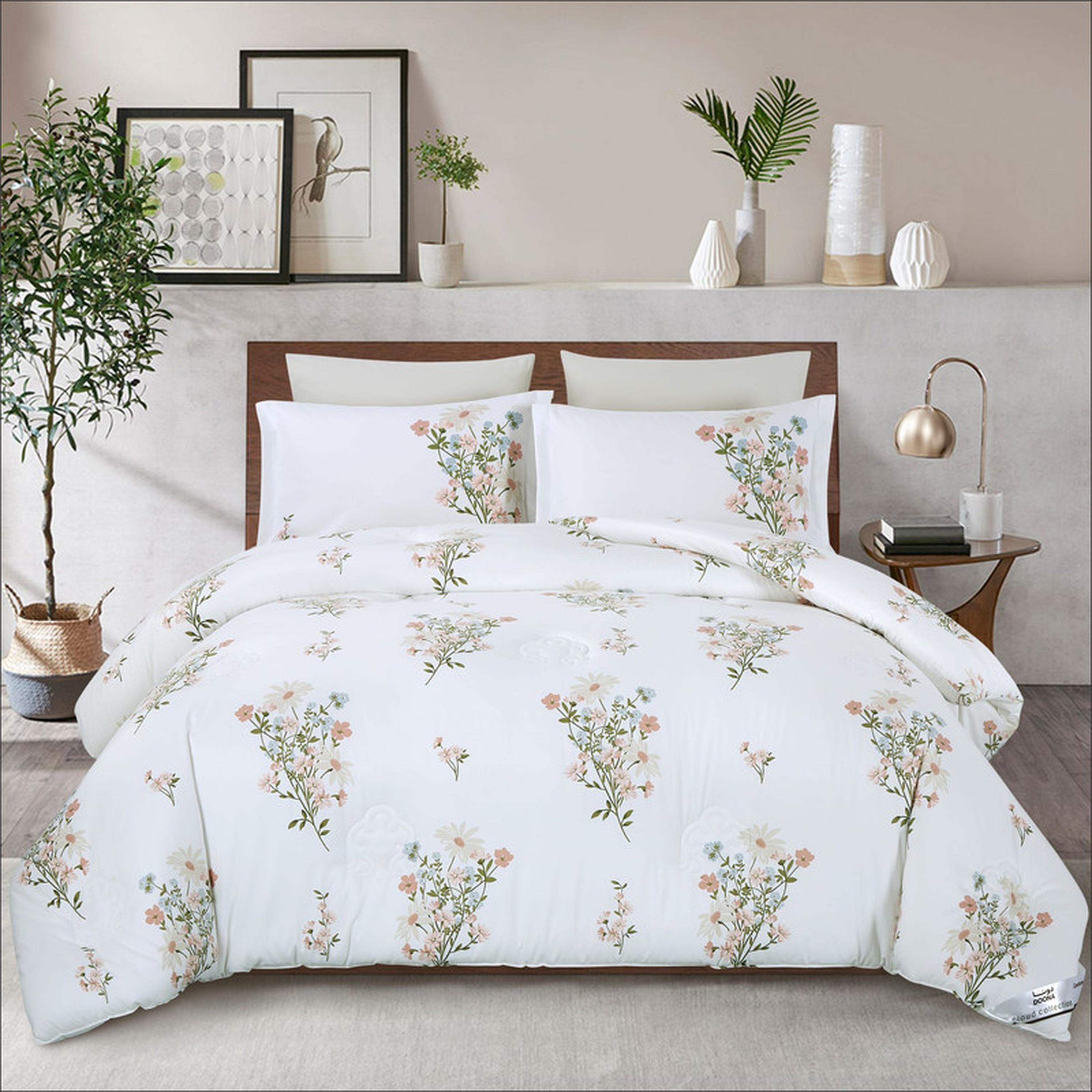 Floral Print Comforter Bedding Set-household-bedding-comfortersandbedspreads-comforters-image-85