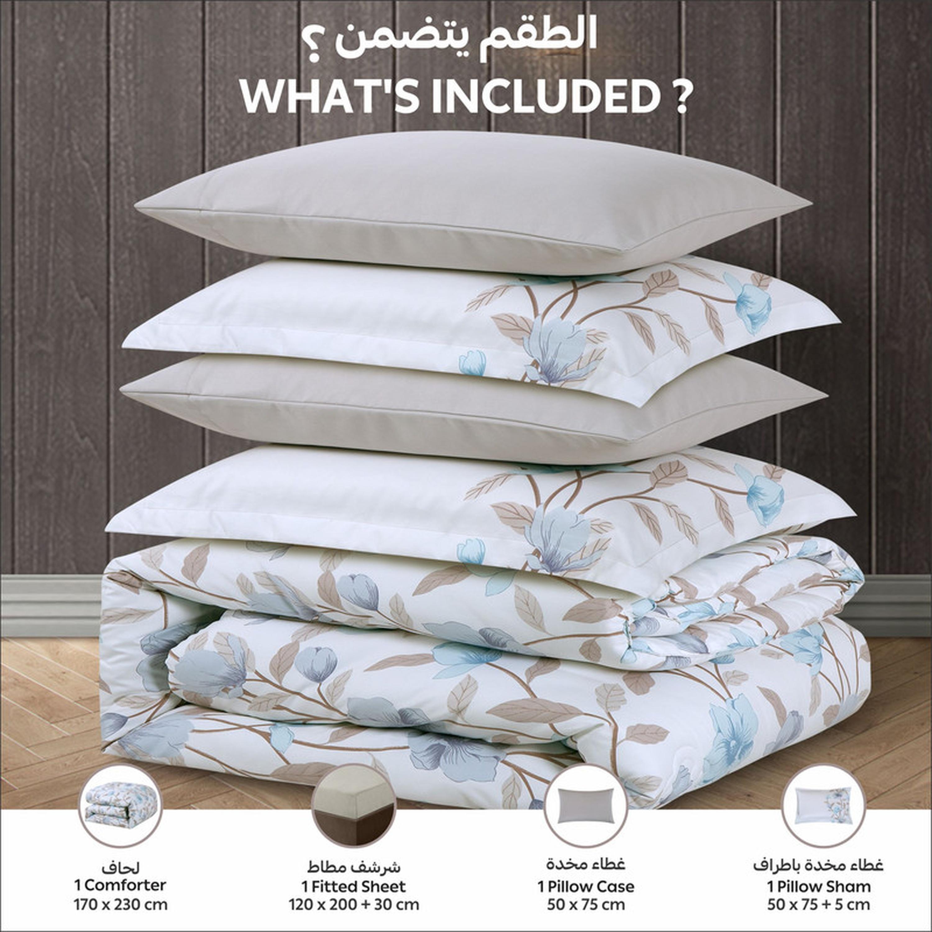 Floral Print Comforter Bedding Set-household-bedding-comfortersandbedspreads-comforters-image-102