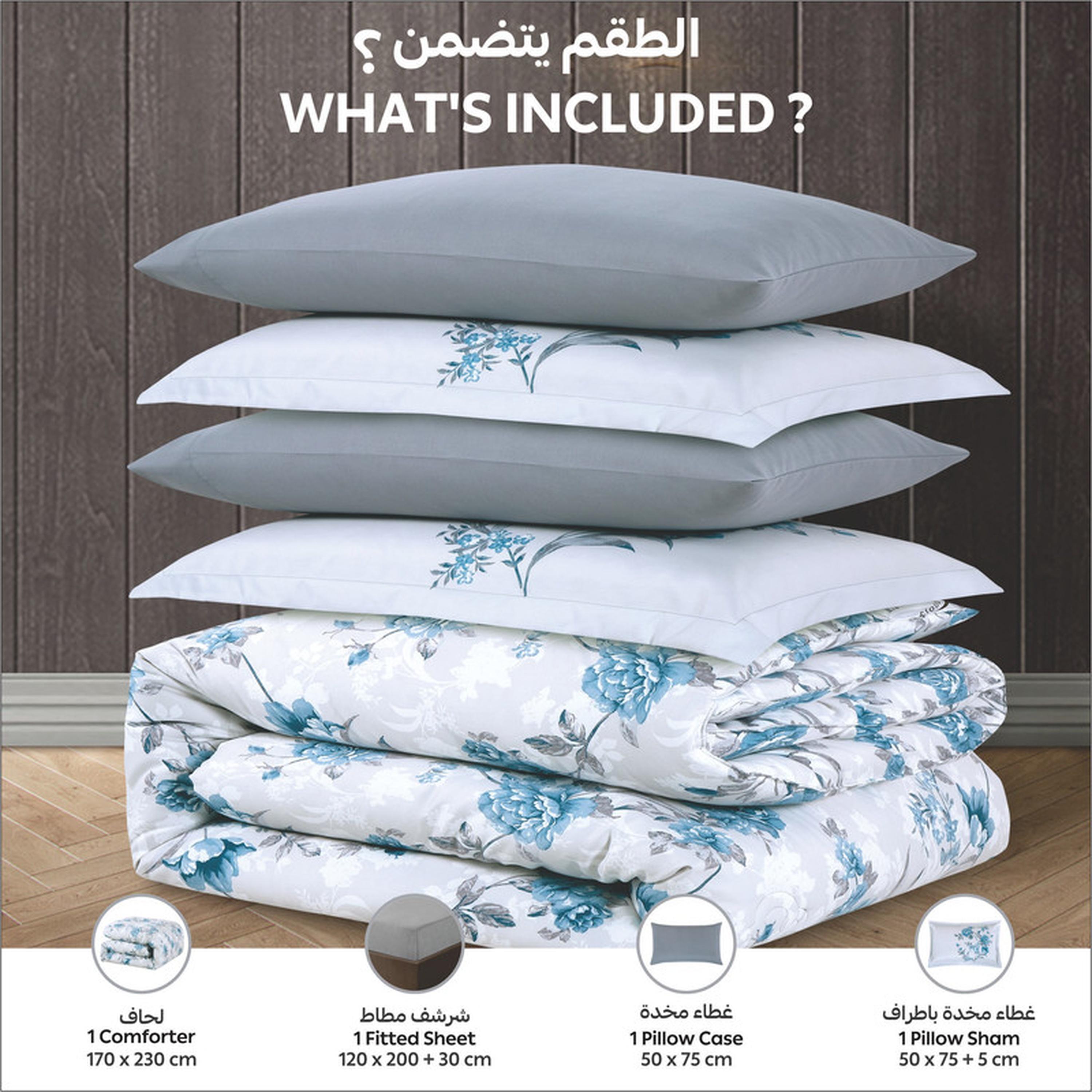 Floral Print Comforter Bedding Set-household-bedding-comfortersandbedspreads-comforters-image-109