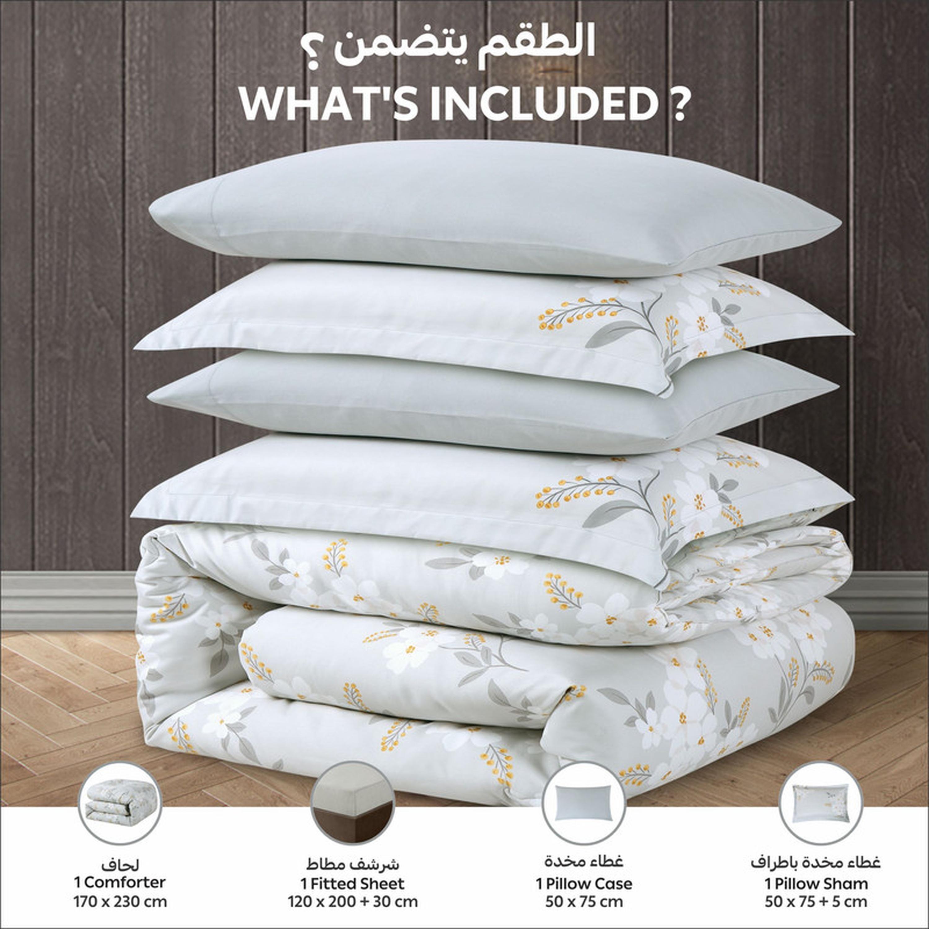 Floral Print Comforter Bedding Set-household-bedding-comfortersandbedspreads-comforters-image-123
