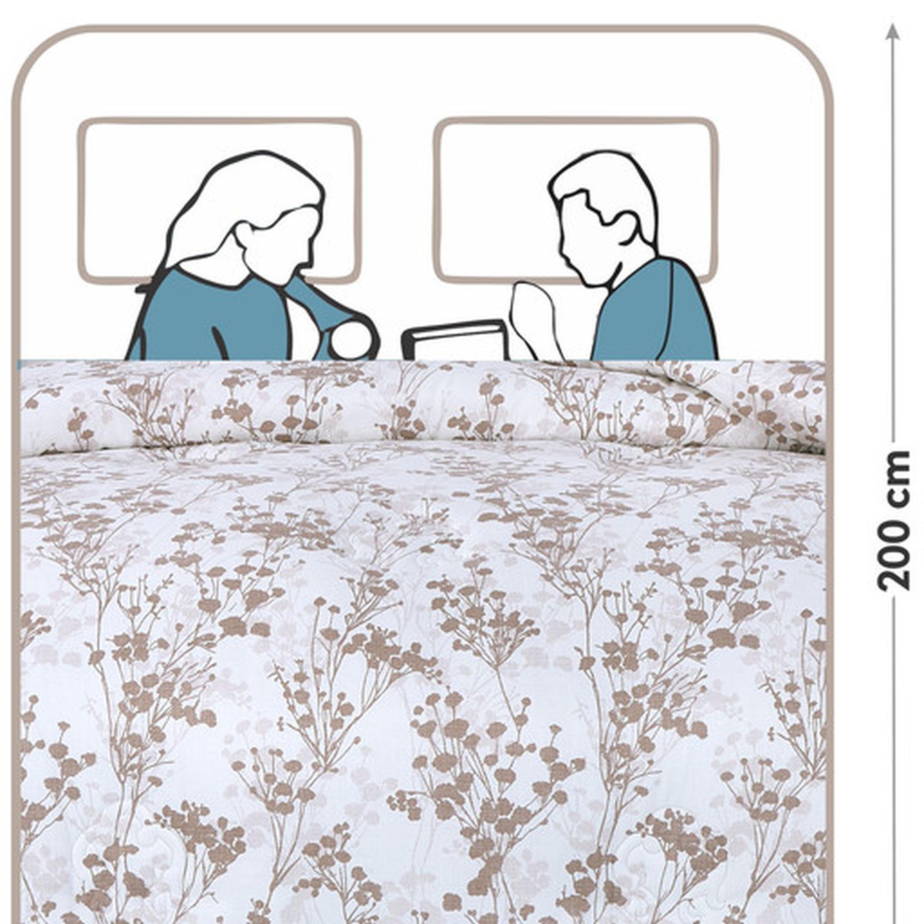 Floral Print 4-Piece Twin Comforter Set - 170x230 cms-household-bedding-comfortersandbedspreads-comforters-image-87