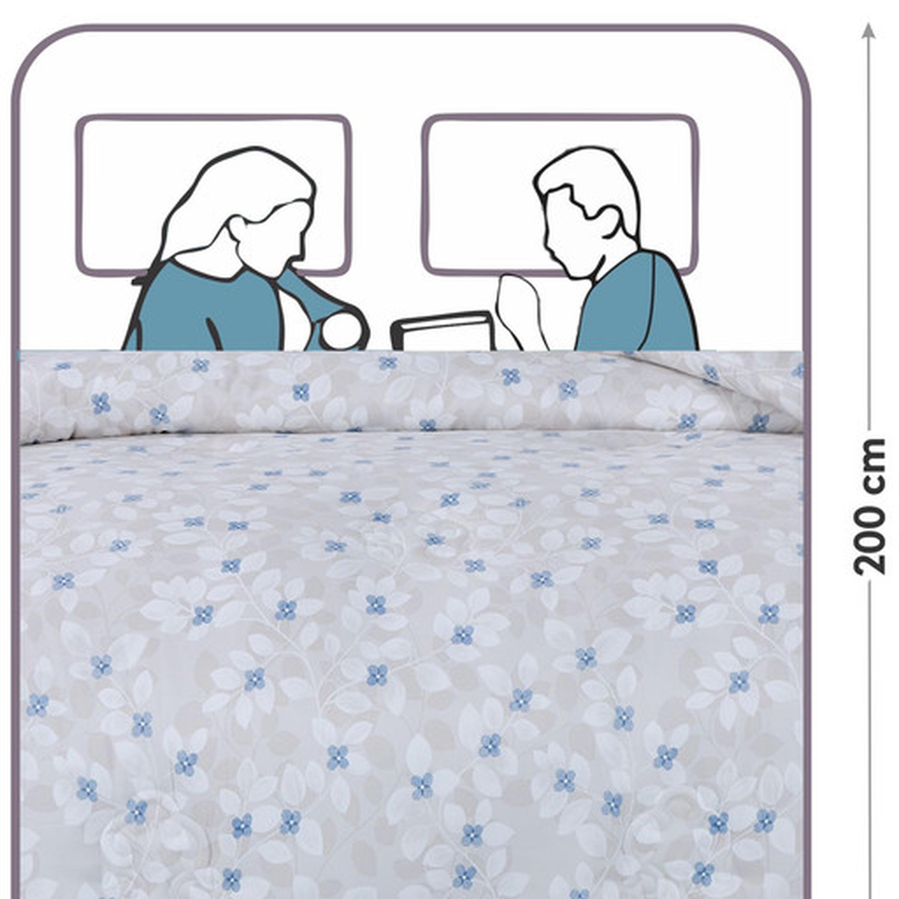 Floral Print 4-Piece Twin Comforter Set - 170x230 cms-household-bedding-comfortersandbedspreads-comforters-image-101