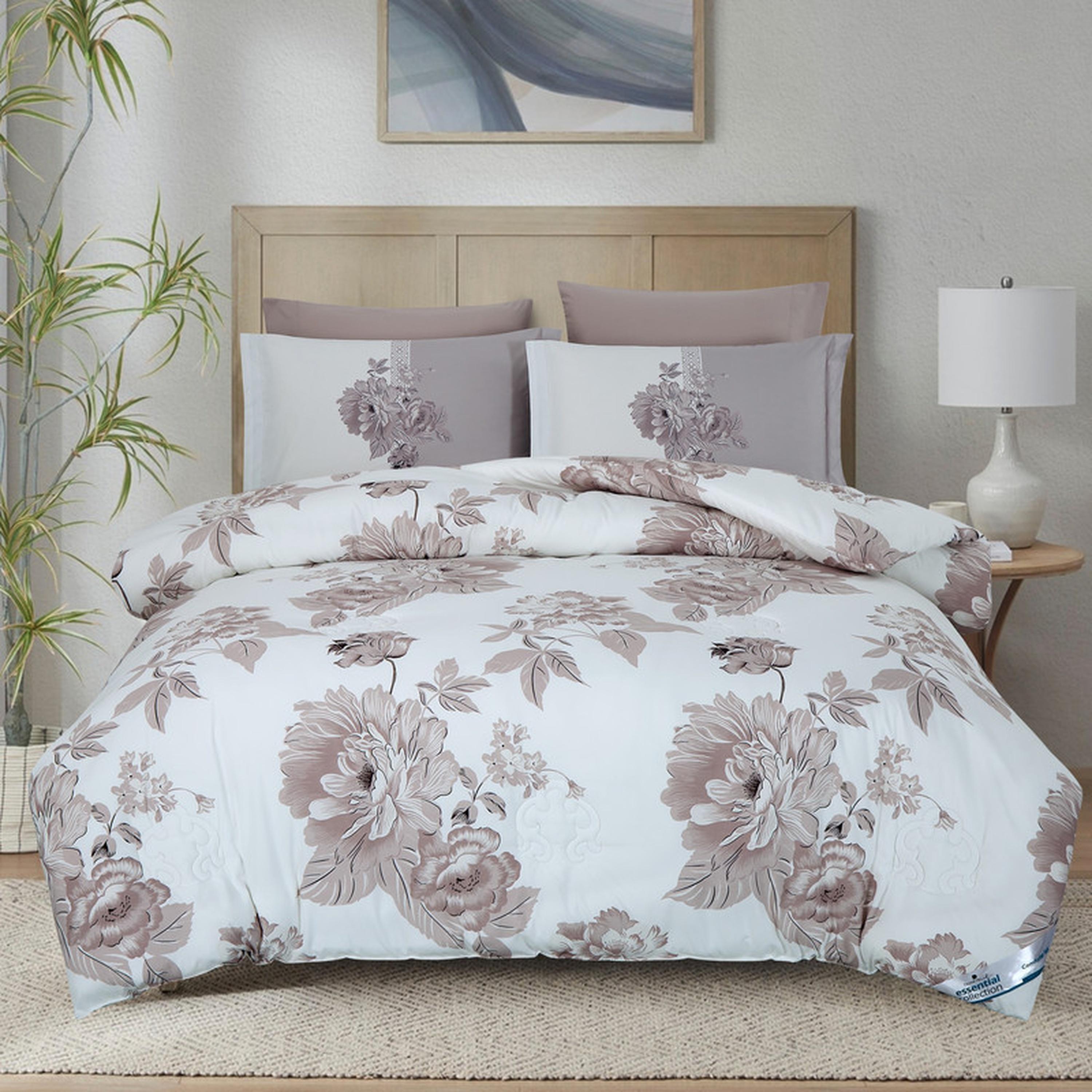 Floral Print Comforter Bedding Set-household-bedding-comfortersandbedspreads-comforters-image-134