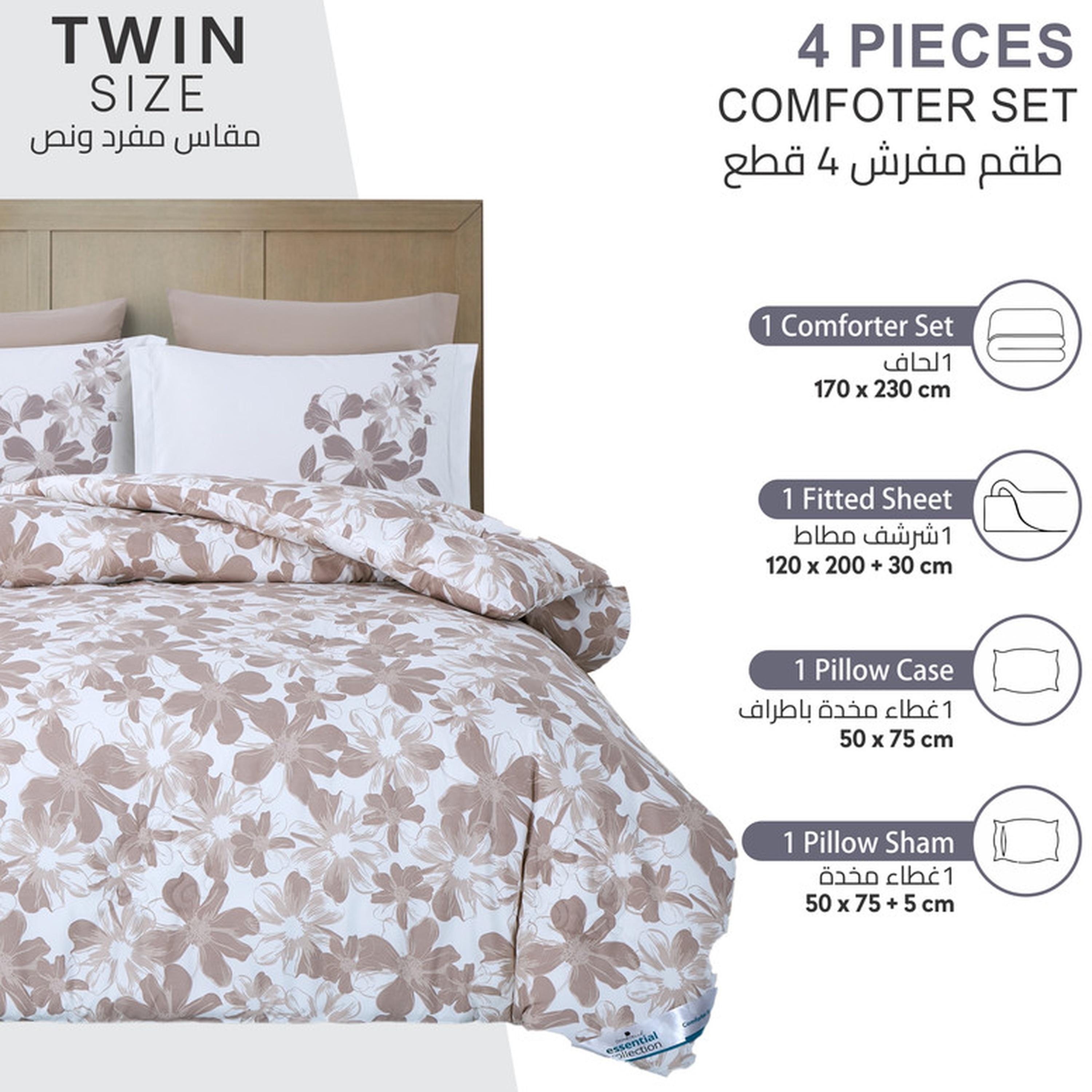 Floral Print Comforter Bedding Set-household-bedding-comfortersandbedspreads-comforters-image-144