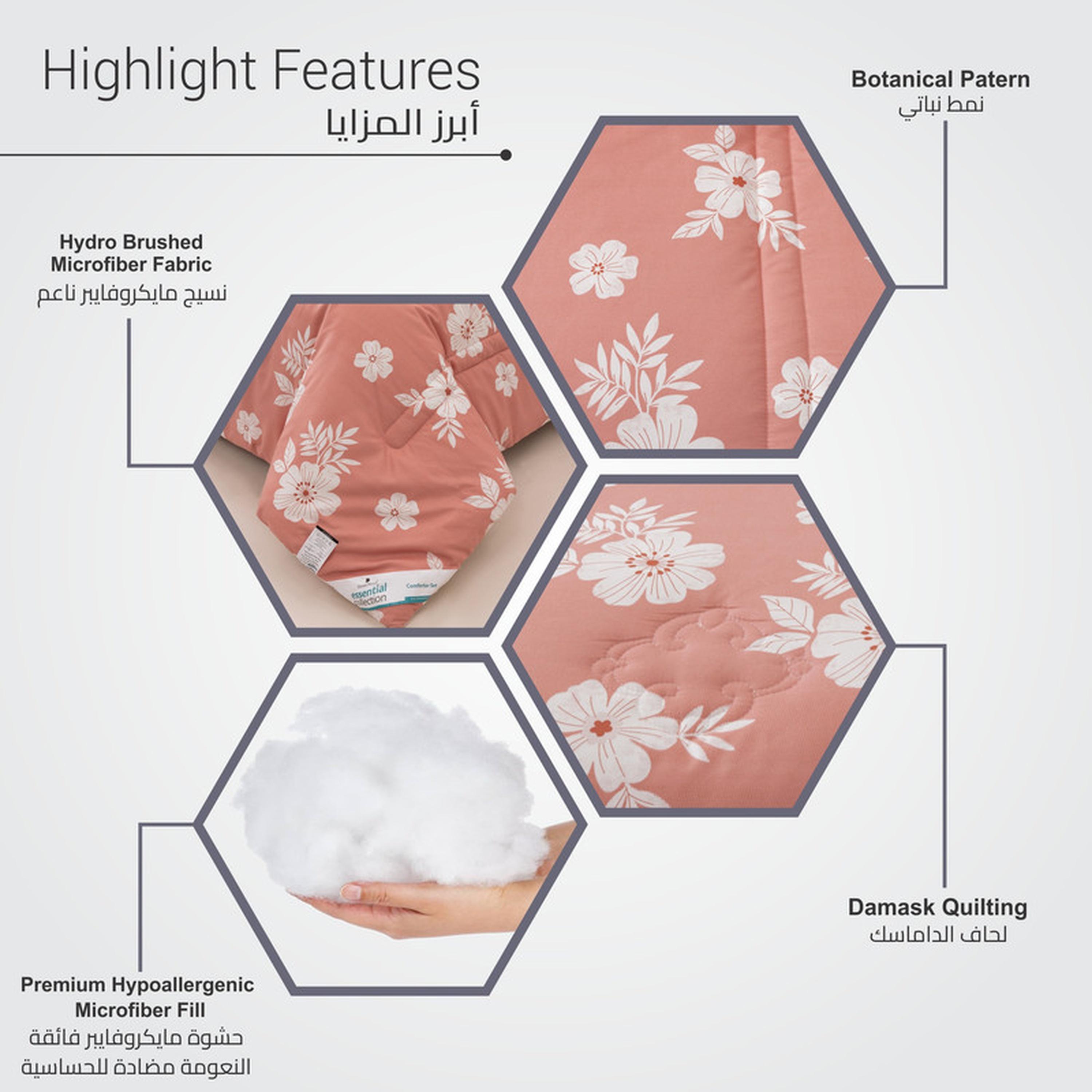 طقم لحاف كينج مربعات 6 قطع من دونتيلا - 240×260 سم-household-bedding-comfortersandbedspreads-comforters-image-24