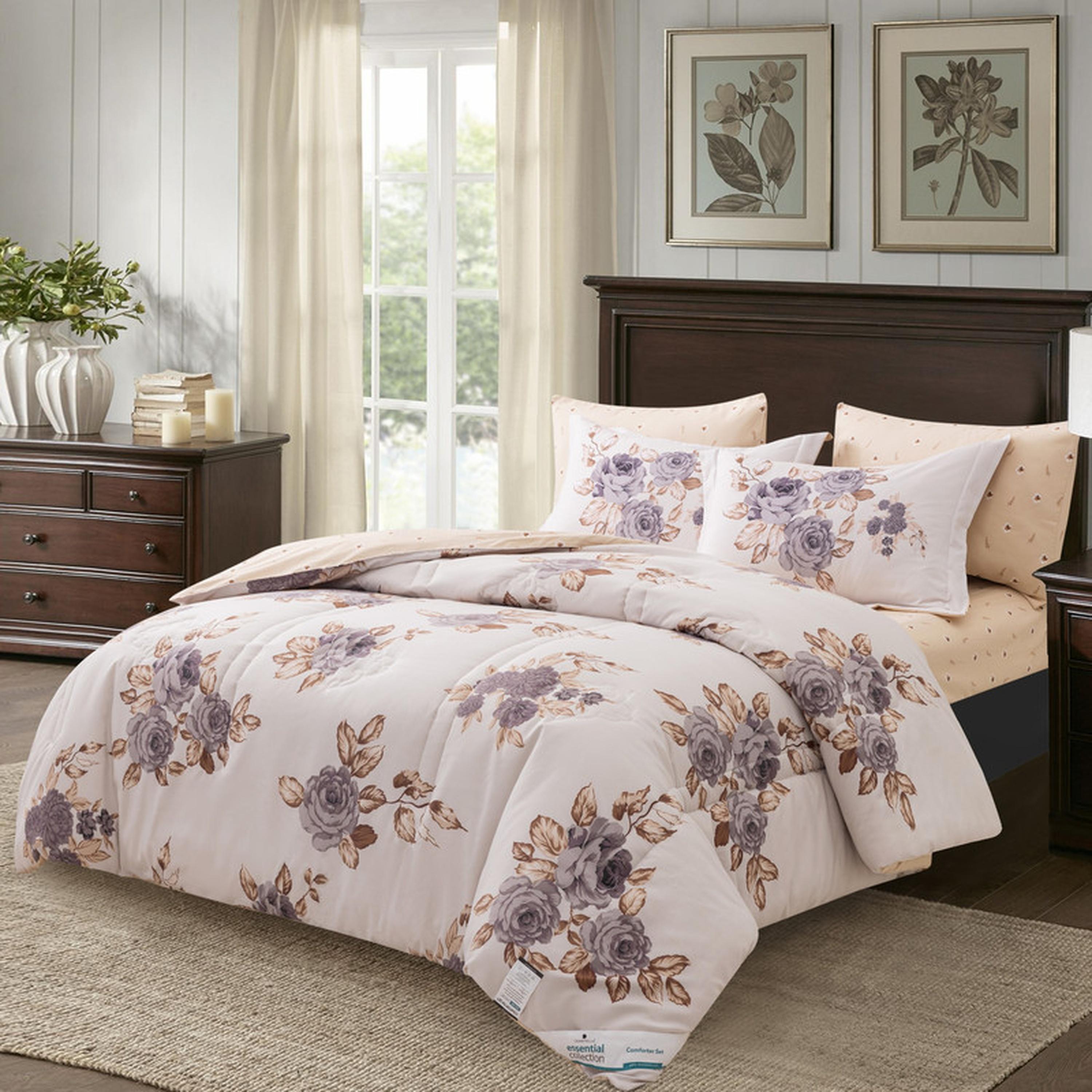 طقم لحاف كينج مربعات 6 قطع من دونتيلا - 240×260 سم-household-bedding-comfortersandbedspreads-comforters-image-43