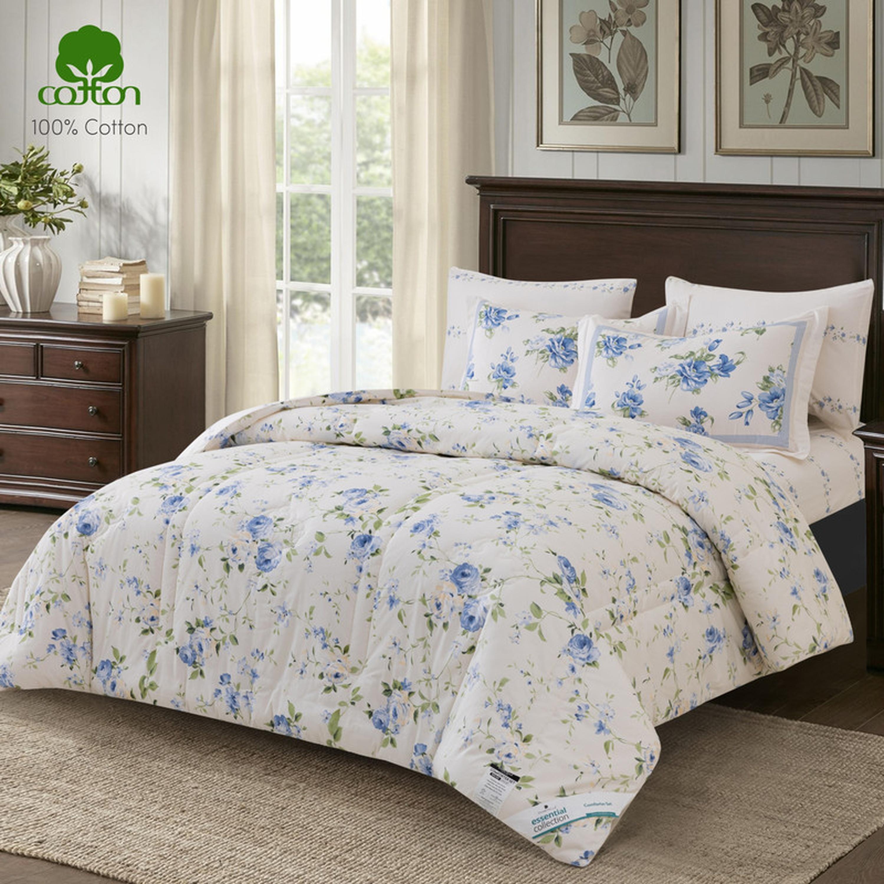 طقم لحاف كينج مربعات 6 قطع من دونتيلا - 240×260 سم-household-bedding-comfortersandbedspreads-comforters-image-50