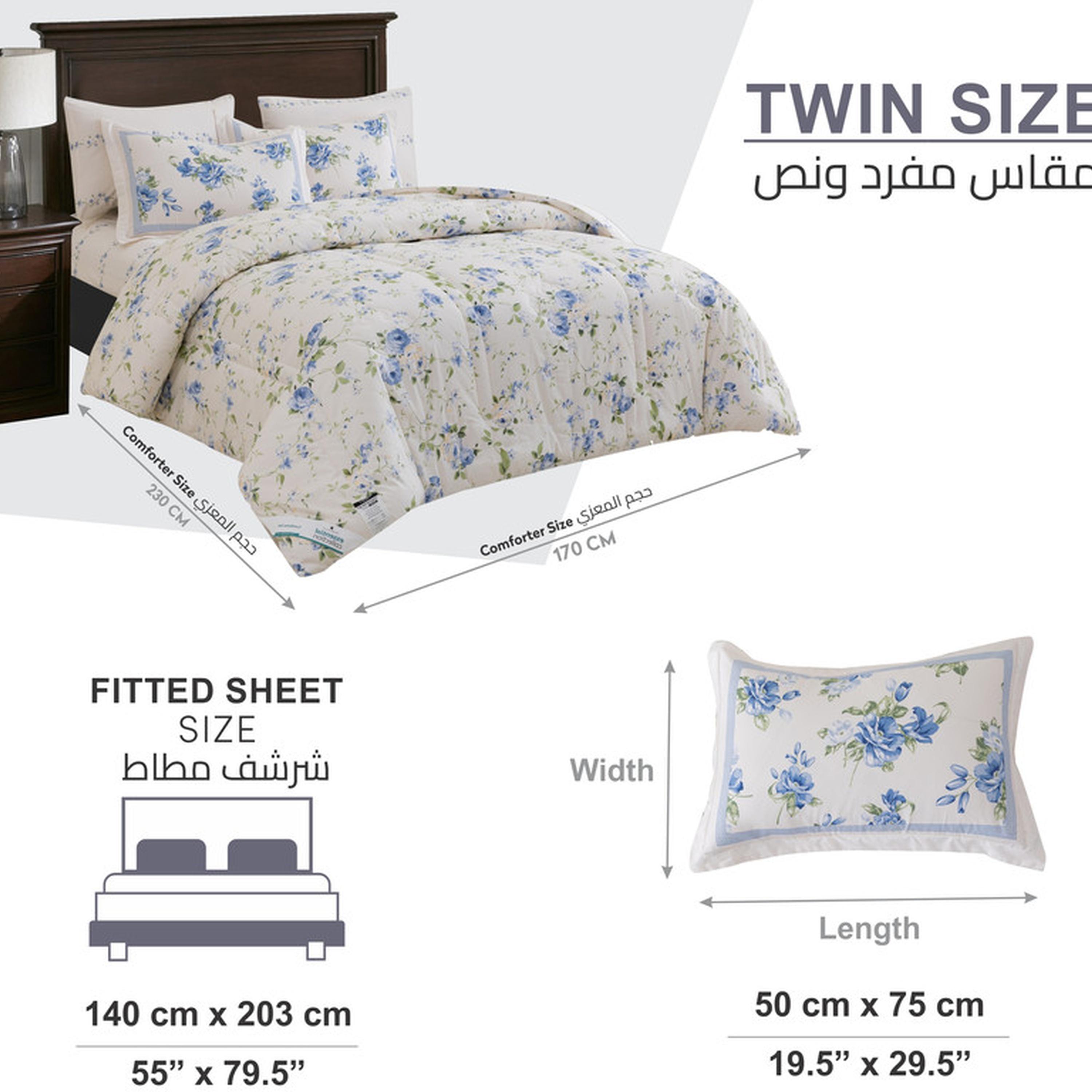 طقم لحاف كينج مربعات 6 قطع من دونتيلا - 240×260 سم-household-bedding-comfortersandbedspreads-comforters-image-51