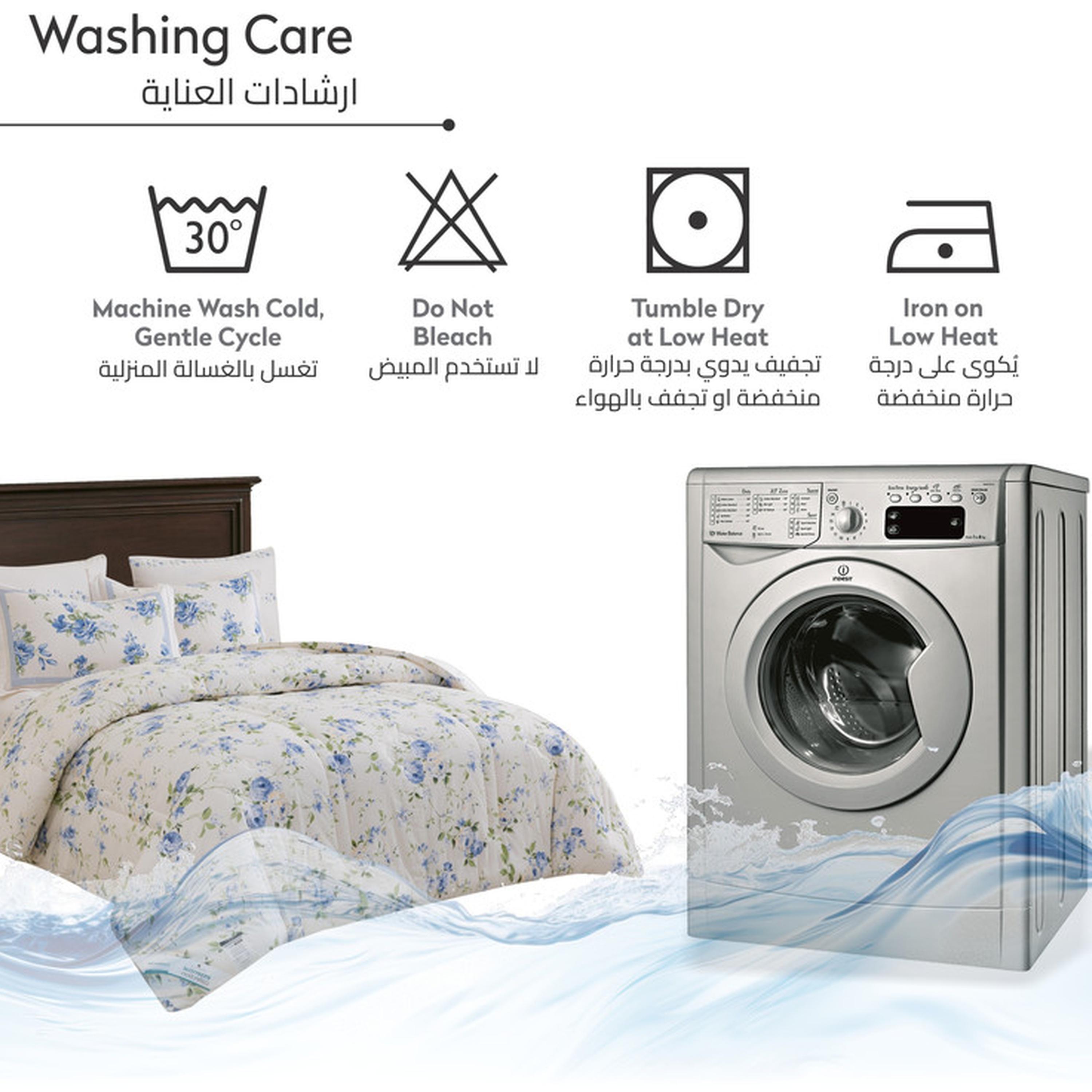 طقم لحاف كينج مربعات 6 قطع من دونتيلا - 240×260 سم-household-bedding-comfortersandbedspreads-comforters-image-55