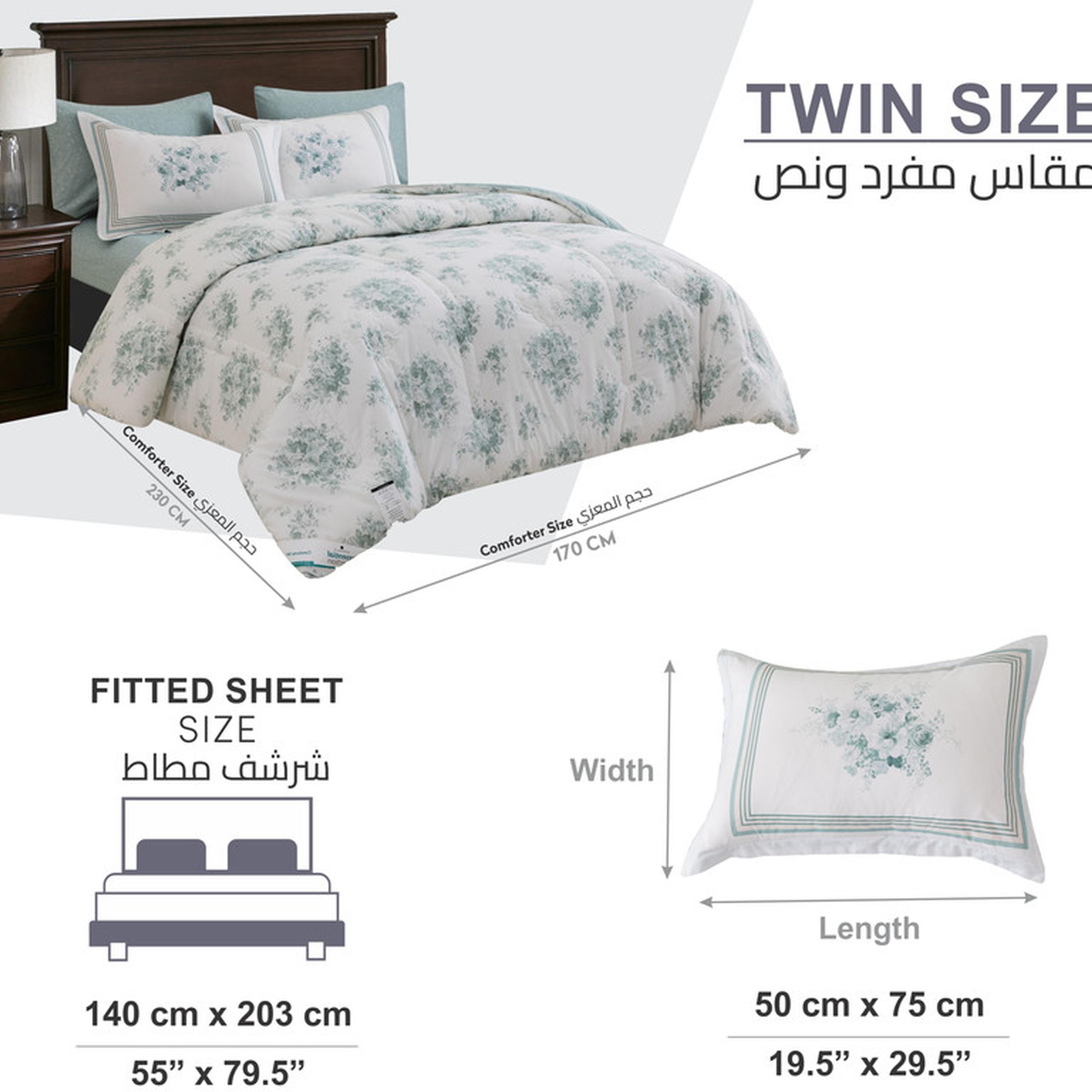 طقم لحاف كينج مربعات 6 قطع من دونتيلا - 240×260 سم-household-bedding-comfortersandbedspreads-comforters-image-58