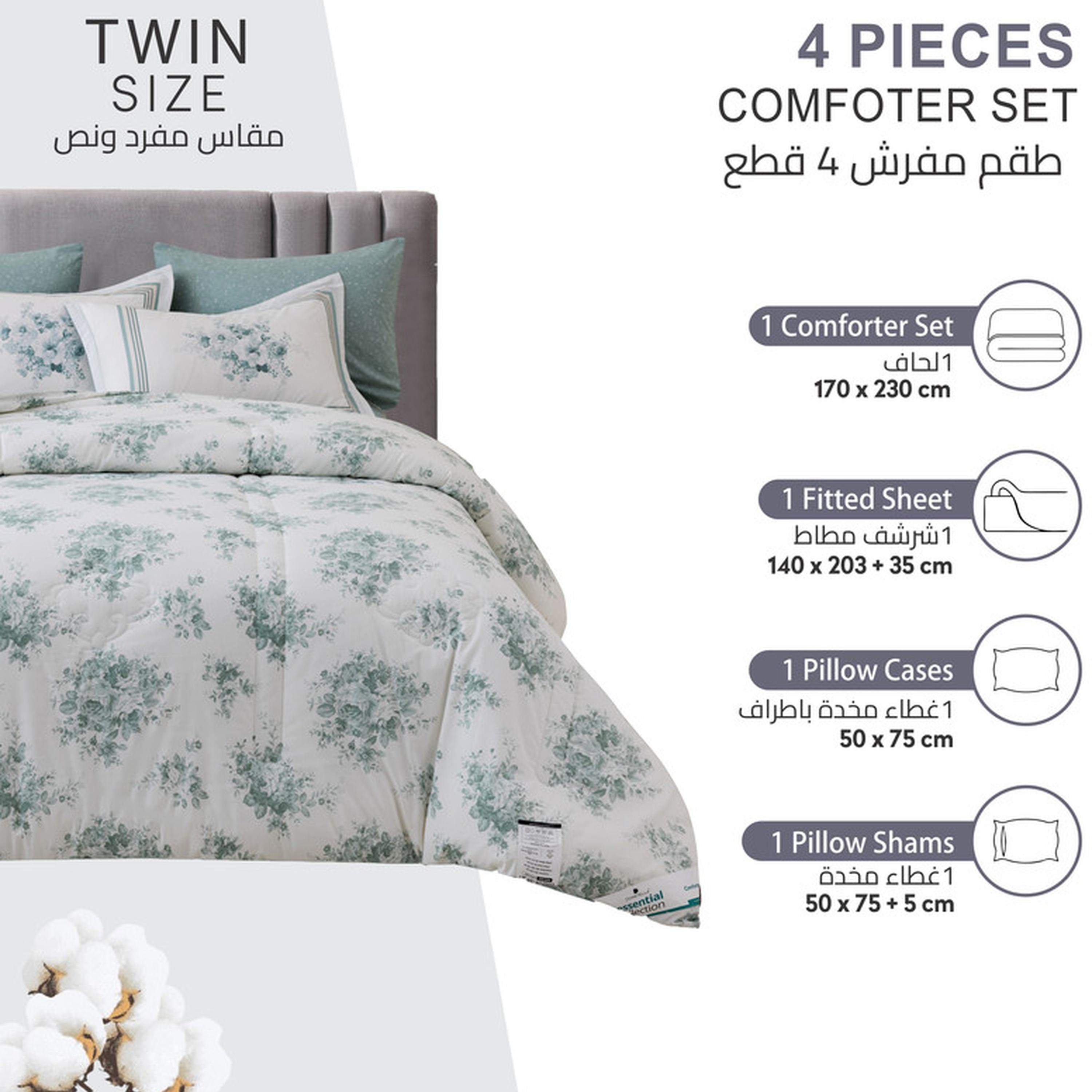 طقم لحاف كينج مربعات 6 قطع من دونتيلا - 240×260 سم-household-bedding-comfortersandbedspreads-comforters-image-59