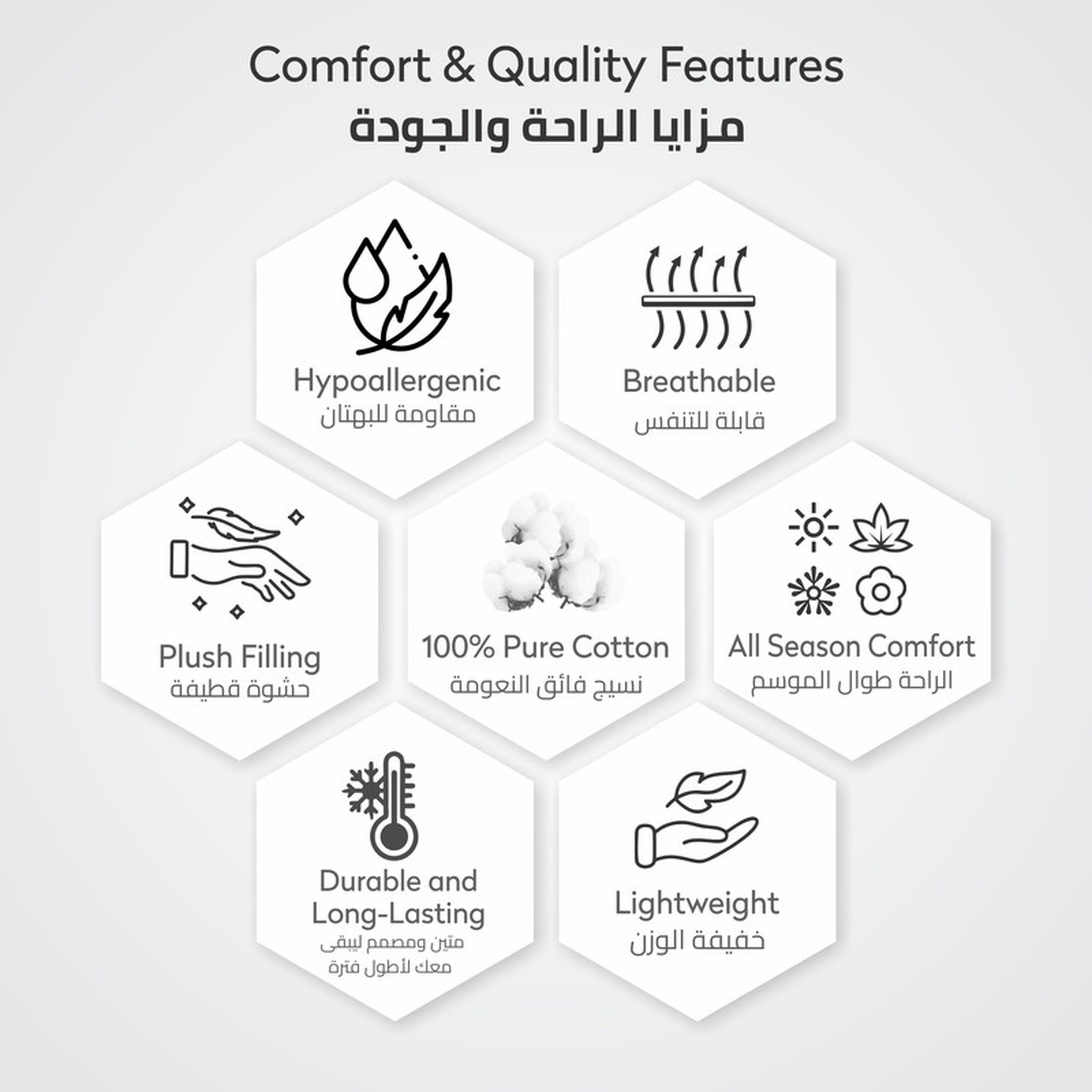 طقم لحاف كينج مربعات 6 قطع من دونتيلا - 240×260 سم-household-bedding-comfortersandbedspreads-comforters-image-61