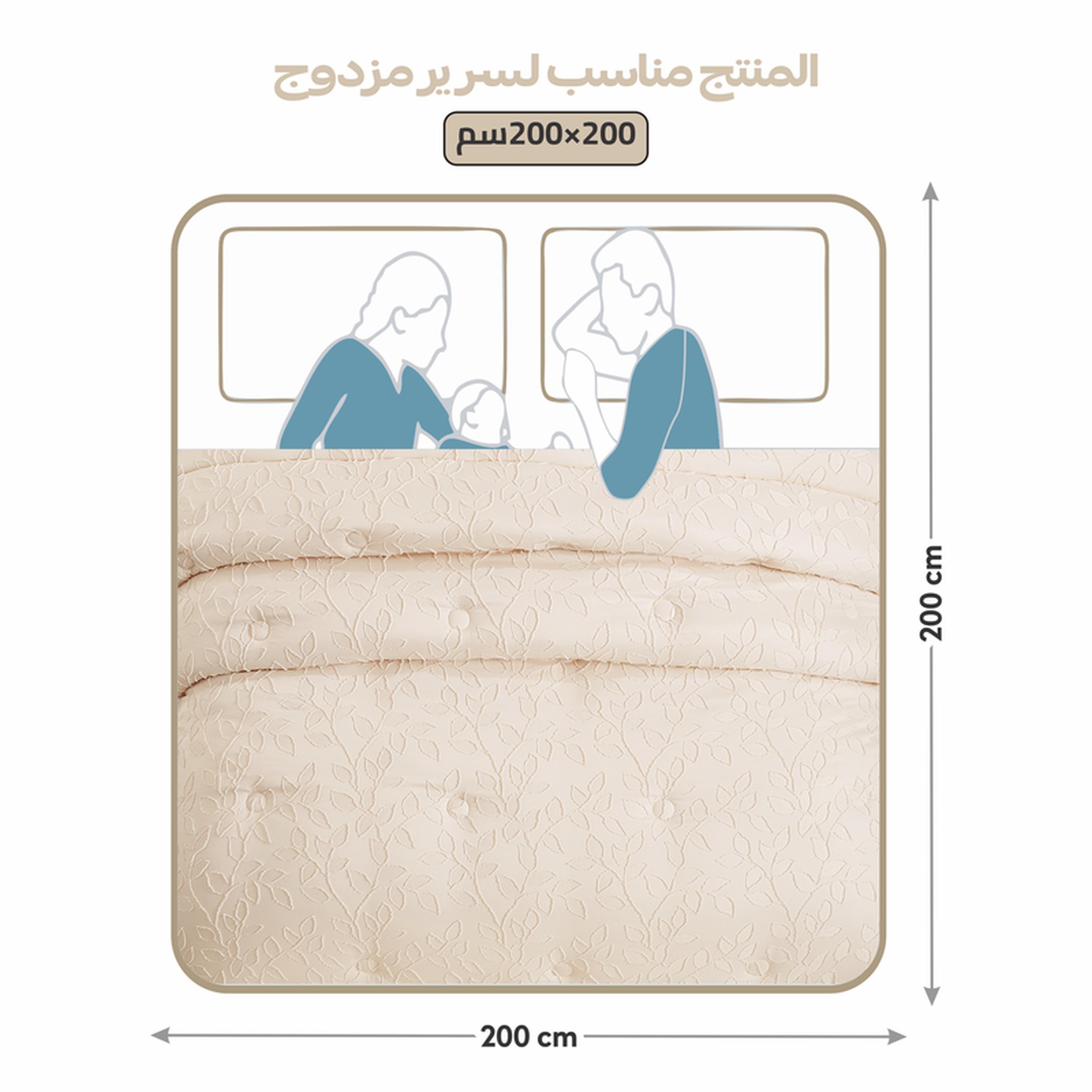 Tufted Embroidered 6-Piece King Comforter Set - 240x260 cms-household-bedding-comfortersandbedspreads-comforters-image-2