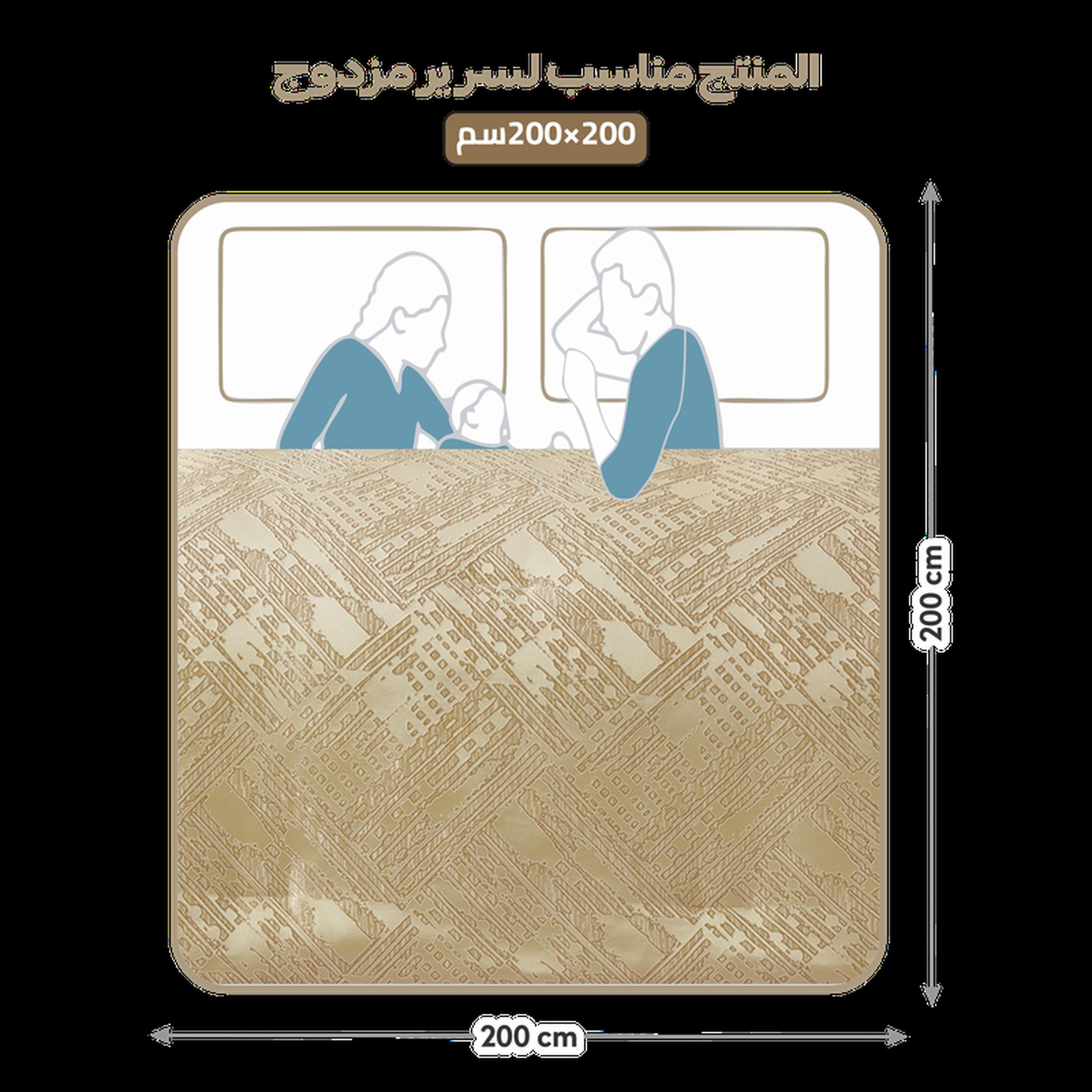 طقم لحاف بطبعات 8 قطع كينج من دونيتيلا - 260×240 سم-household-bedding-comfortersandbedspreads-comforters-image-10