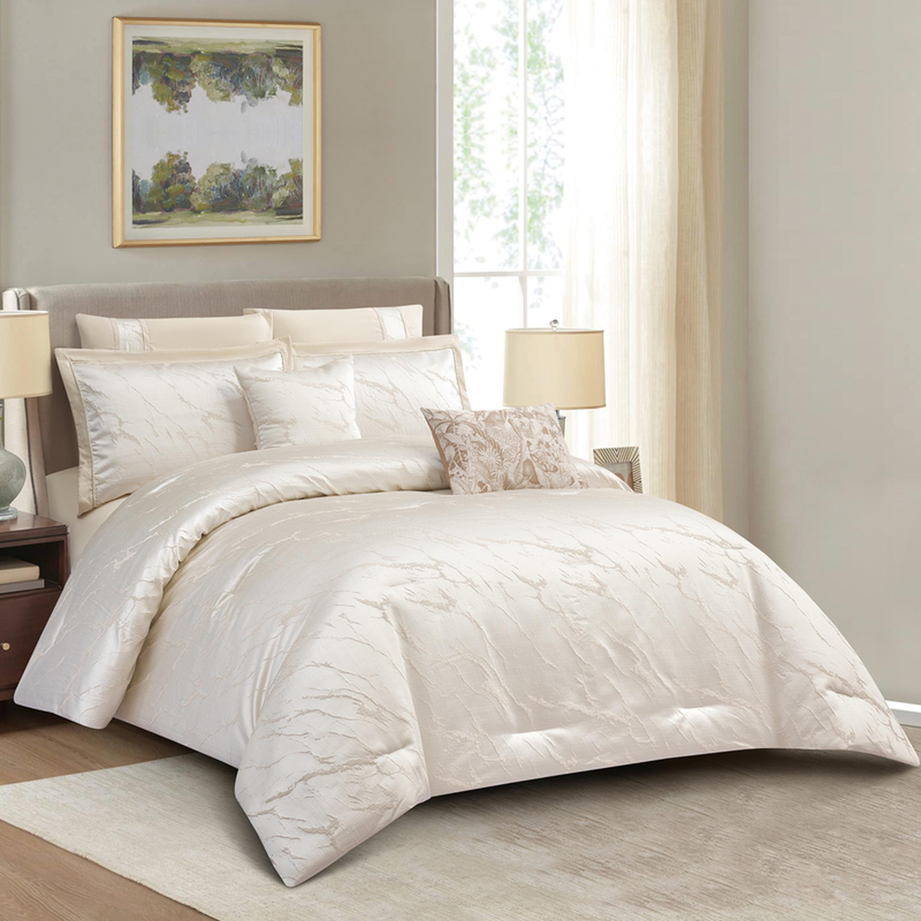 طقم لحاف بطبعات 8 قطع كينج من دونيتيلا - 260×240 سم-household-bedding-comfortersandbedspreads-comforters-image-16