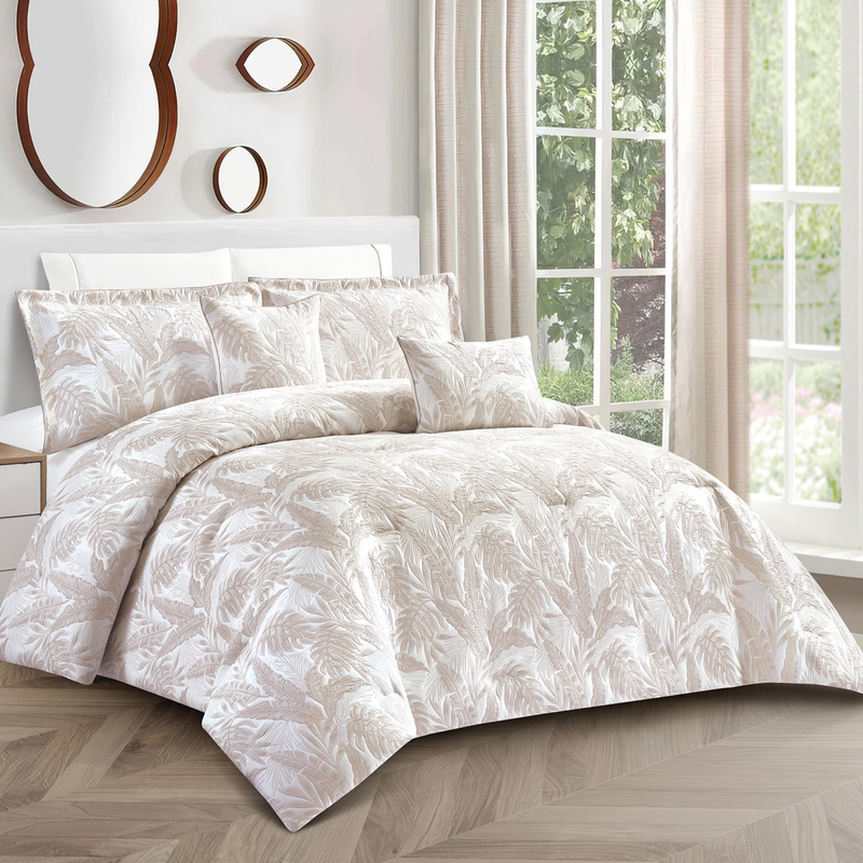 طقم لحاف بطبعات 8 قطع كينج من دونيتيلا - 260×240 سم-household-bedding-comfortersandbedspreads-comforters-image-23