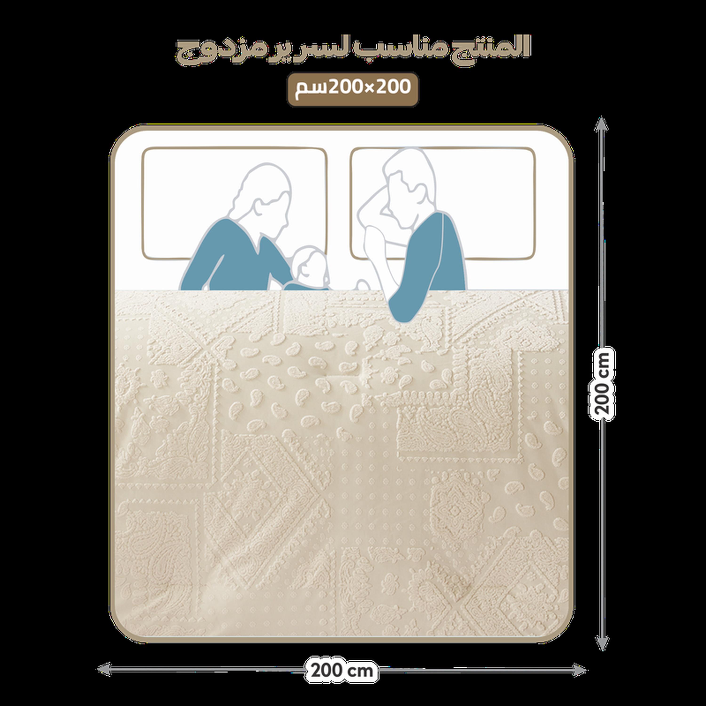 طقم لحاف بطبعات 8 قطع كينج من دونيتيلا - 260×240 سم-household-bedding-comfortersandbedspreads-comforters-image-38
